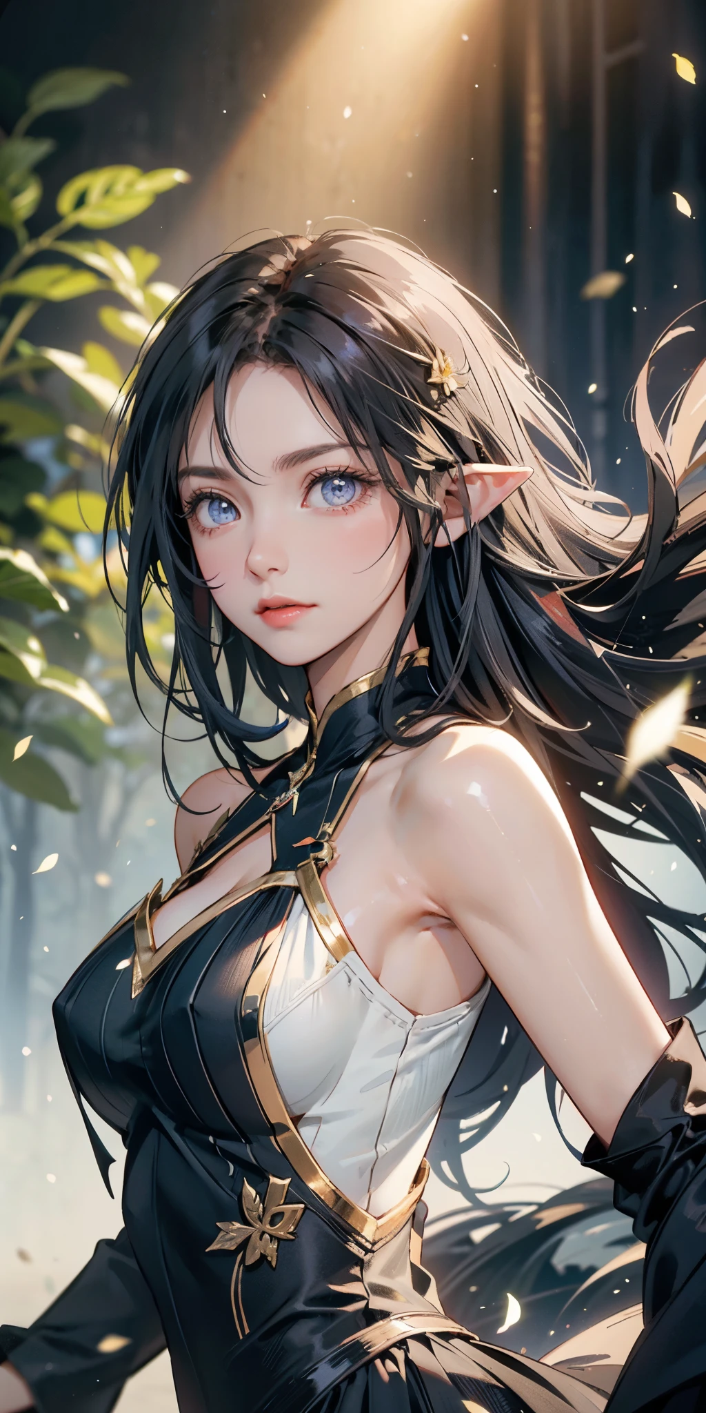 anime girl with long black hair and blue eyes with red horns, a character portrait inspired by WLOP, pixiv, fantasy art, elf girl, a portrait of an elf, portrait of an elf, she has elf ears and gold eyes, beautiful anime portrait, digital anime illustration, elven character with smirk, detailed digital anime art, detailed portrait of anime girlanime girl with long black hair and blue eyes with red horns, elf girl, a portrait of an elf, portrait of an elf, she has elf ears and gold eyes, beautiful anime portrait, digital anime illustration, elven character with smirk, detailed digital anime art, detailed portrait of anime girl, elf princess, stunning anime face portrait, anime portrait, anime style portrait