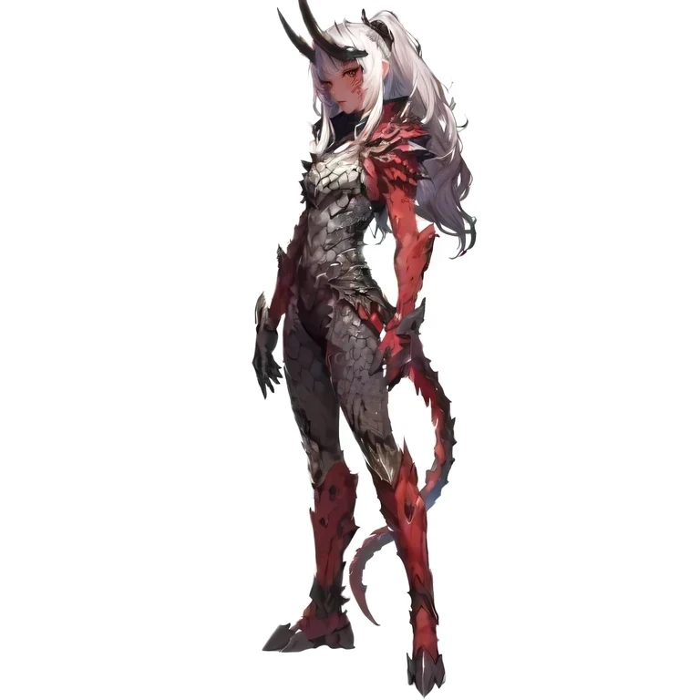 16k, HD, Professional, Highly Detailed, ((Masterpiece: 0.3)), (((High Quality))), Ultra-detailed face, Highly Detailed Lips, Detailed Eye (full body), ((black) scales), dragonborn, ((male)), red eye, (Brown) leather bra), tail, lithe form, blue clothes, barbarian