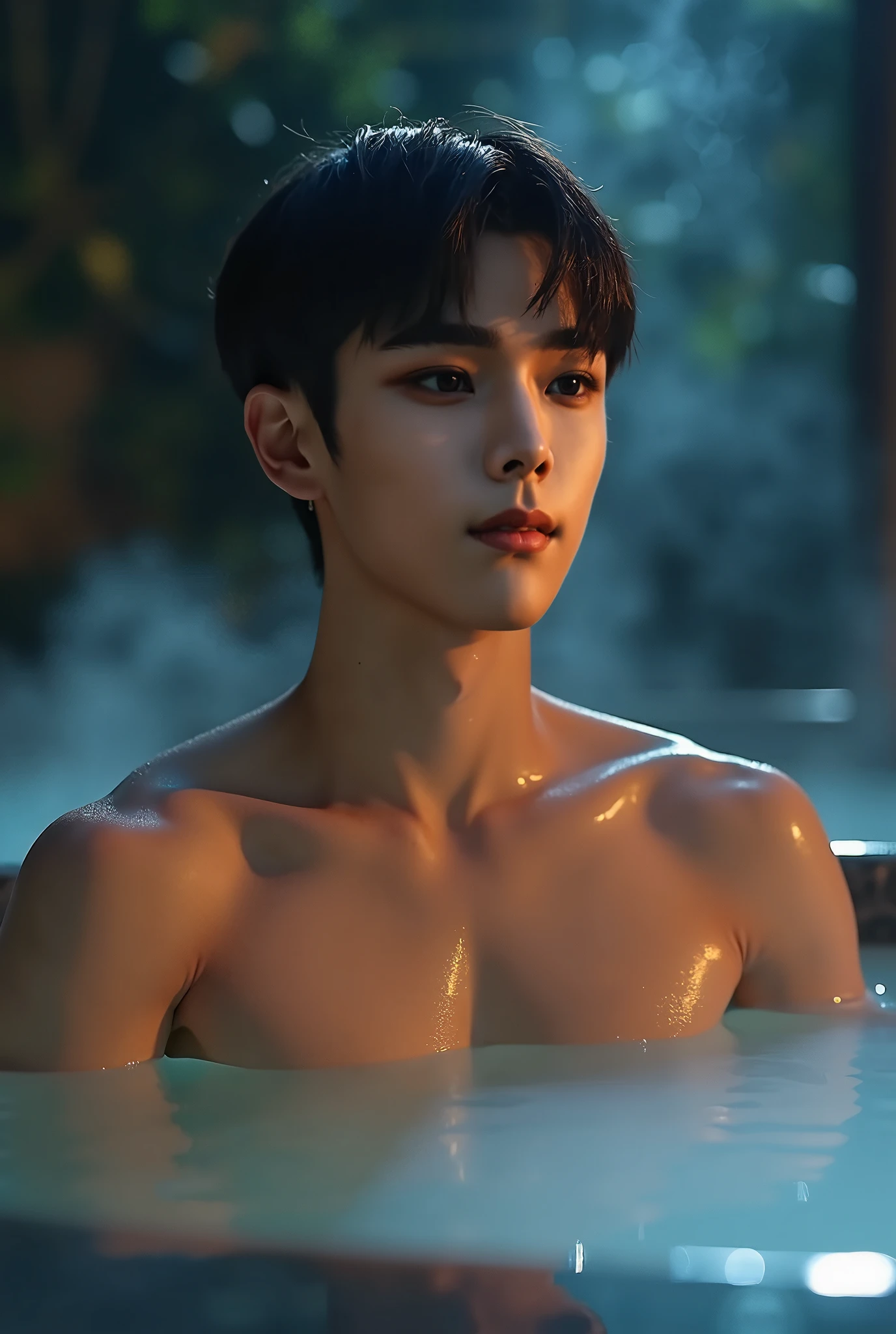 BTS&#39;s Jin in the pool