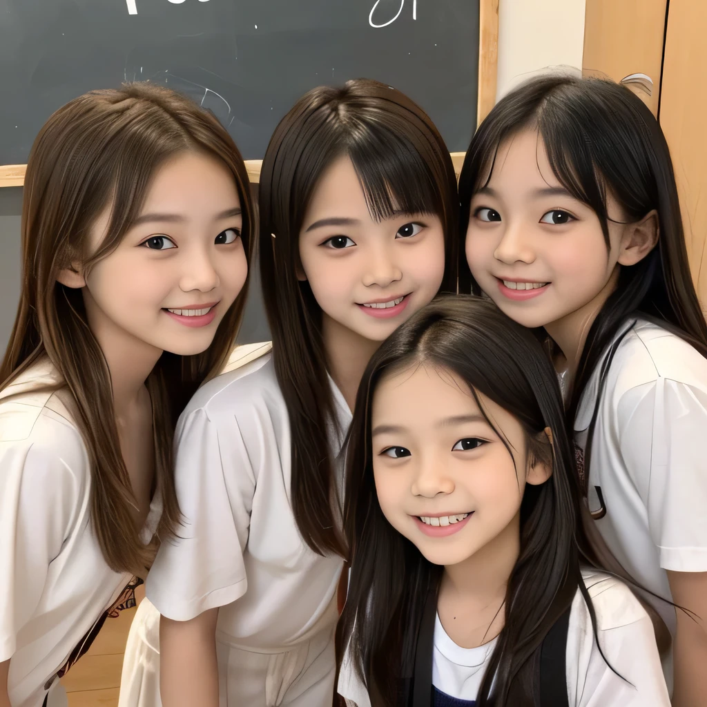 (Completely nakedpretty下着姿ヒップ)、((Super cute and popular idol、Four super cute, girls in one photo))、(masterpiece).A perfect, beautiful, lovely, captivating 's smile、(( 5 small photos of the whole body of 4 people in high definition in 1))、((Short Hair Idol Pose))、gap、Super popular junior idol、4 small, short idols、whole body、Baby-faced idol、((Comply nalat Chest))、(((Perfect fit in sexy lace underwear)))、(( beautiful))
