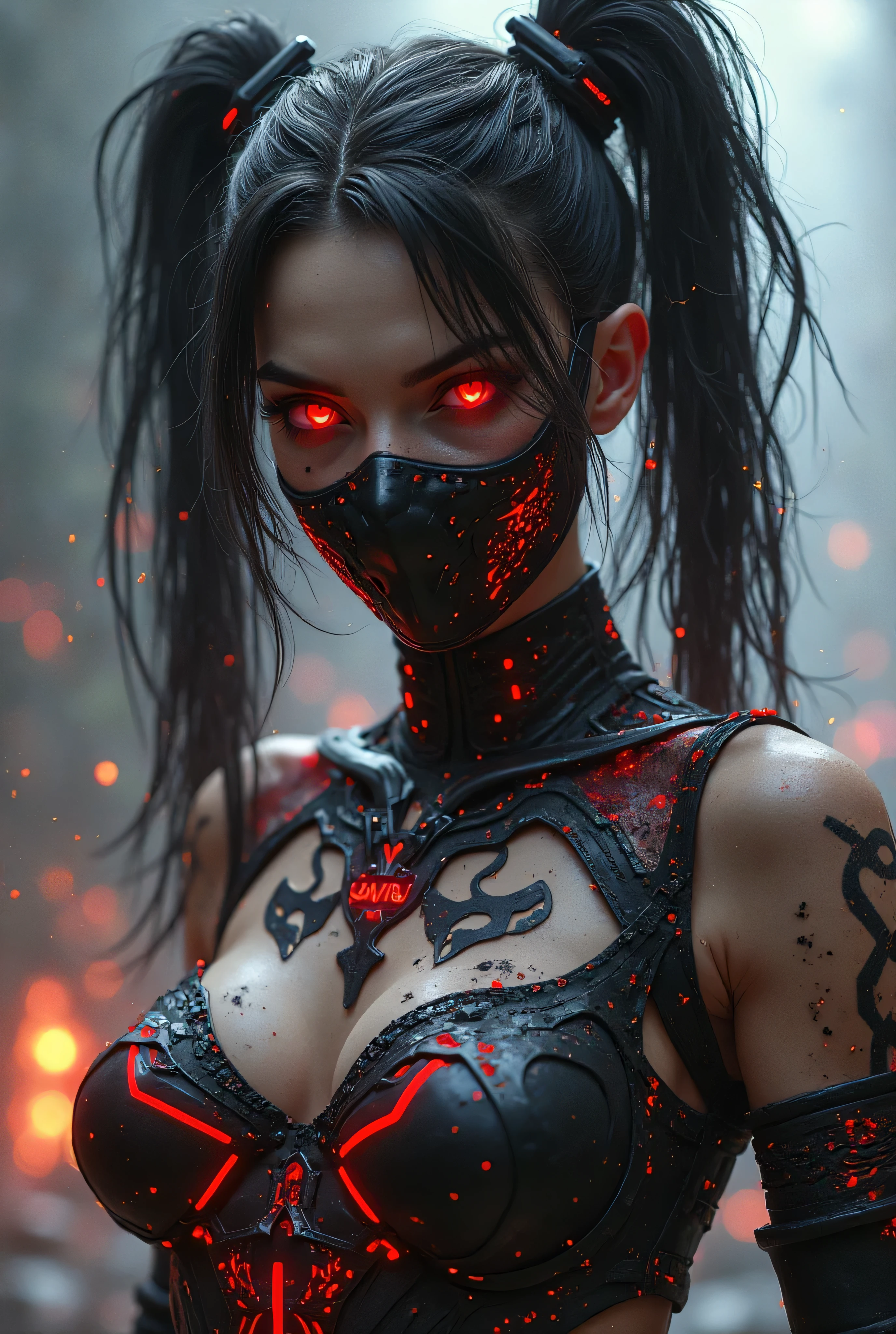 Zombie Hordes、A carnivorous mutant plant that attacks zombies、A plant with long tentacles that captures and eats zombies、 (Highest quality、4K、8K、High resolution、masterpiece:1.2)、Super detailed、(Realistic、フォトRealistic、フォトRealistic:1.37)、Horror、Apocalyptic、Surreal、Dark fantasy