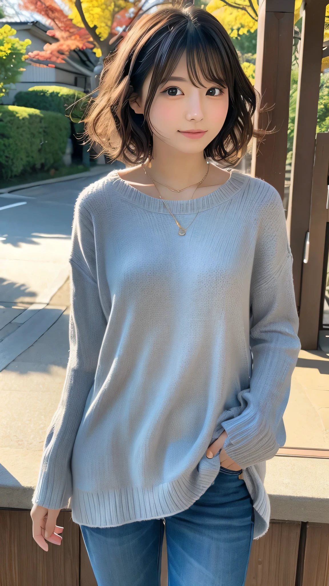 (masterpiece, Highest quality:1.2), One girl, alone,bony body、15 years old、, Extra Short Hair, Side lock hair