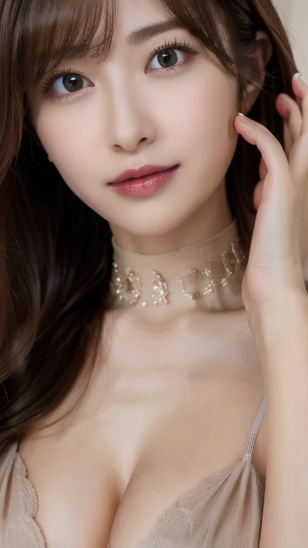 ((((upper body shot)))),(((nude))),(((nipples))),(((sagging breasts))),Ultra-high resolution,big eyes,Japanese,(forehead),(a girl),(1 girl),((baby face)),((lolita)),((12 years old)),((cute)),pretty,earring,((facing at viewer)),necklace,((long hair)),(gold hair accessories),((((black body lace))))