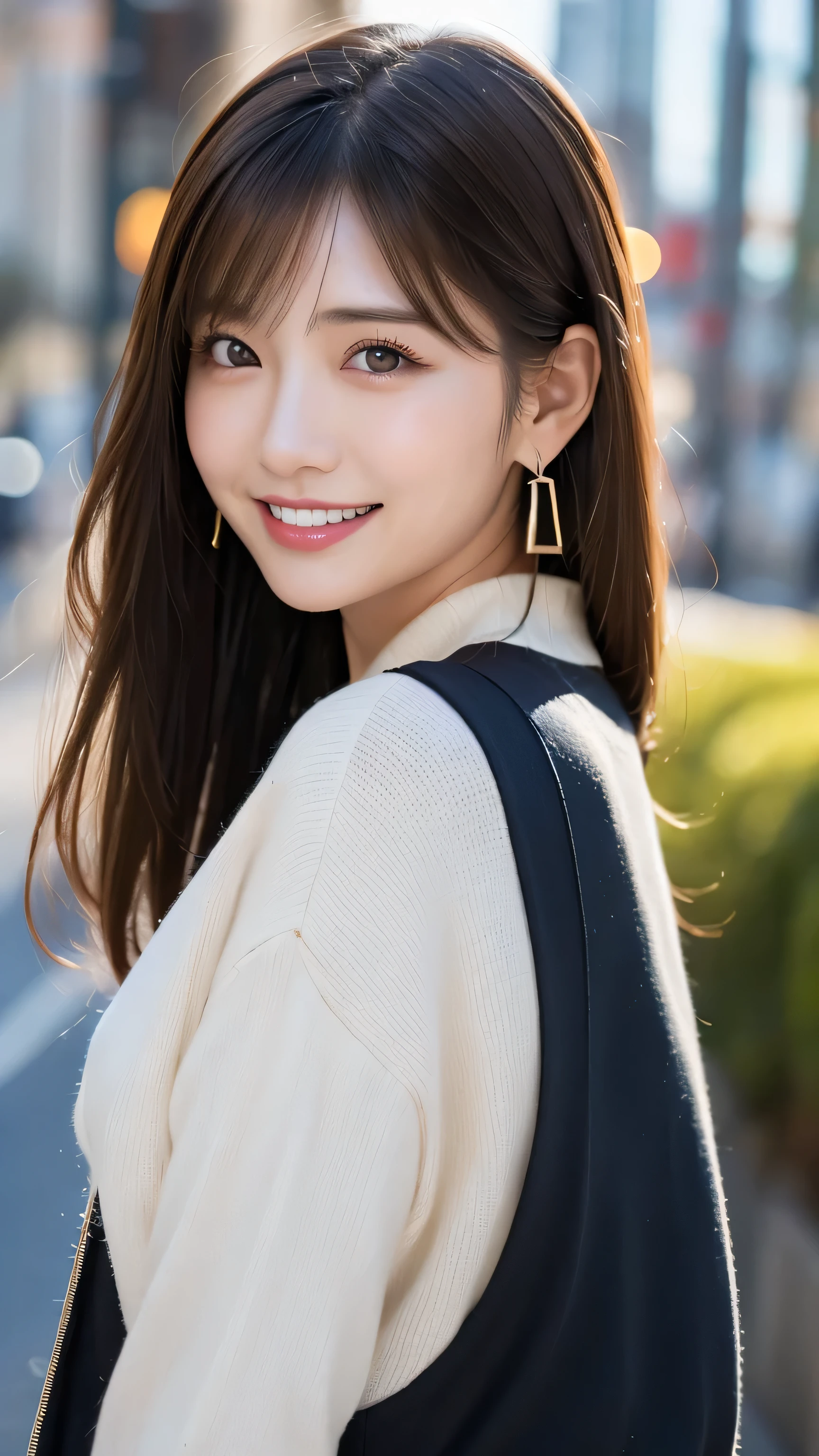 TOP QUALITY,8k, very detailed,  in fine detail, high resolution, 8K wallpaper,  perfect dynamic configuration, meticulous eye exposed to lighting, beautiful eyes、looking at the camera、 perfect dynamic configuration, Big beautiful eyes, beautiful face,Fine hair,  realistic skin texture in every detail , Model body type、slender bodyー、A tight, slim waist、whole body, Well-balanced beautiful face ,  beautiful face, Realistic and beautiful skin Ultra high resolution,  high quality ,slender bodyー、slender body、 thin body、looking at the camera、  super real、very detailedな顔、White teeth、White teeth、 thin body、whole body image、small bust、Small Mouth、whole body image、slender body、 small hips、Beautiful white teeth 、Beautiful white teeth 、earrings、 beautiful brown hair 、Disheveled Hair、 sparkling eyes、 beautiful fingers for cows、  super real、 photography、REAL SKIN TEETH 、Beautiful Japanese woman with dark eyes 、REALISTIC PHOTO、 kind expression、 pink mini dress、 I'm wearing a jacket 、mako tamura、mako tamura、mako tamura、mako tamuraアナウンサー、mako tamuraアナウンサー、mako tamuraアナウンサー