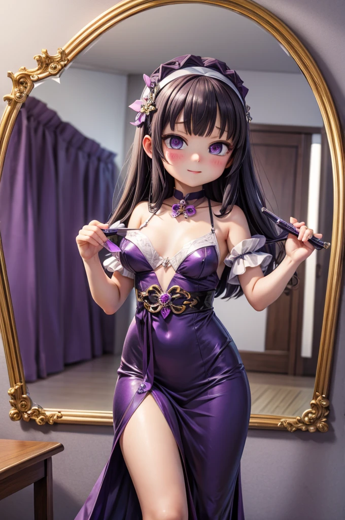 RAW photo, (medium shot:1.4), colorful, detailed face, 4k, European, girl, aoi akane, cute, solo, (smal breasts:1.3), very long hair, (petite:1.4), narrow waist, skinny,  cute girl, blush, soft smile,lo dress, layered dress, (frilled dress), criss-cross halter, hair ornament, white pantyhose,  (pink dress:1.3), (walking in the ballroom:1.3), (people in the back:1.2), (victorian age interior:1.4), <lora:add_detail:0.9>, beautiful face,detailed face, looking at the viewer, <lora:Aoi_Akane:1>
