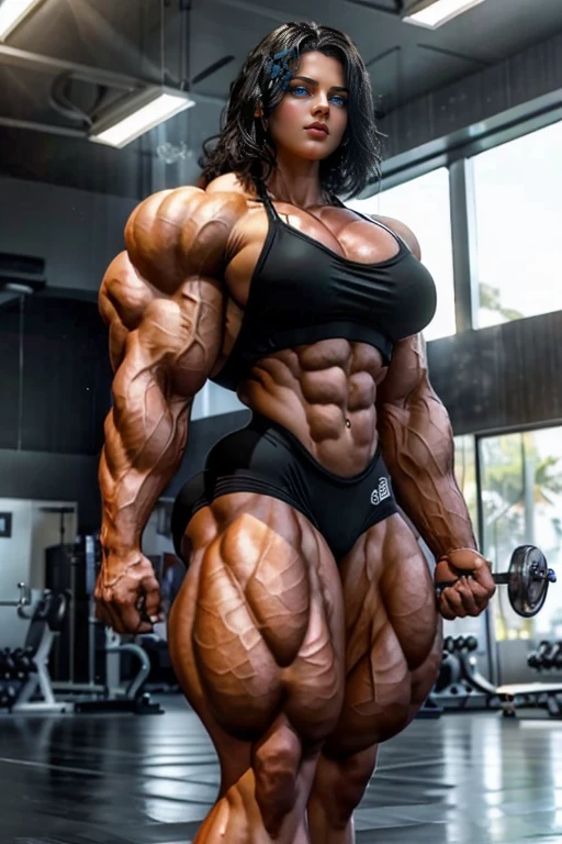 absolutely gorgeous woman, Latina, perfect body, amazon, flawless, bodybuilder, ripped, very defined, goddess, very muscular, gigantic, oversized breasts, gigantic breasts larger than her head, wide, large, hulking, beefy, big fat thick lips, sexy, incredible, amazing, massive , hard , hairless arms Best quality, mature woman, giant breasts, giant ass, very curvy, full lips, seductive, smiling, slutty nurse uniform, ((NSFW)), (((accurate anatomy))), ((wide hips)), (((Huge breasts))), ((long legs)), (((Massive Female Bodybuilder))), ((((Muscular Legs)))), (((((Huge Muscles)))))