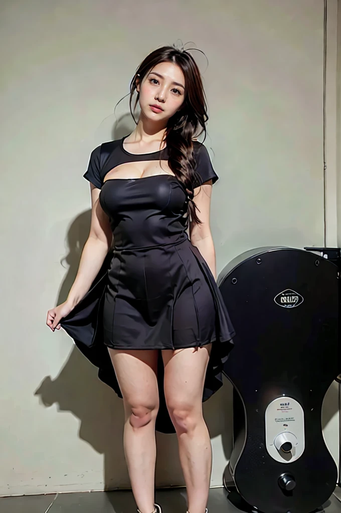((midnight, Need, 8K, tmasterpiece:1.3)), A whole body, Long legs, Focalors:1.2, Plump body，perfect figure beautiful woman:1.4,((Dark brown hair, huge tit:1.2 )), (low chest, deep v big breasts，tight-fitting，blackstockings，See-through dresses，Floral dress), ((Boxing ring，fistfighting)), crowd of，Highly detailed facial and skin texture, A detailed eye, 二重まぶた，wears glasses，crisp breasts，Smile with，Bigger breasts, Twisted braids，crisp breasts，Get wet，Sweat profusely，Red lips，Wear earrings，wearing a choker，Wear a bracelet，orgy，Rejoice，Hot dance，Perfect chest shape，vibrancy，largeeyes，Heaty，wildness，huge tit，Bigchest，Breast swelling，Redlip