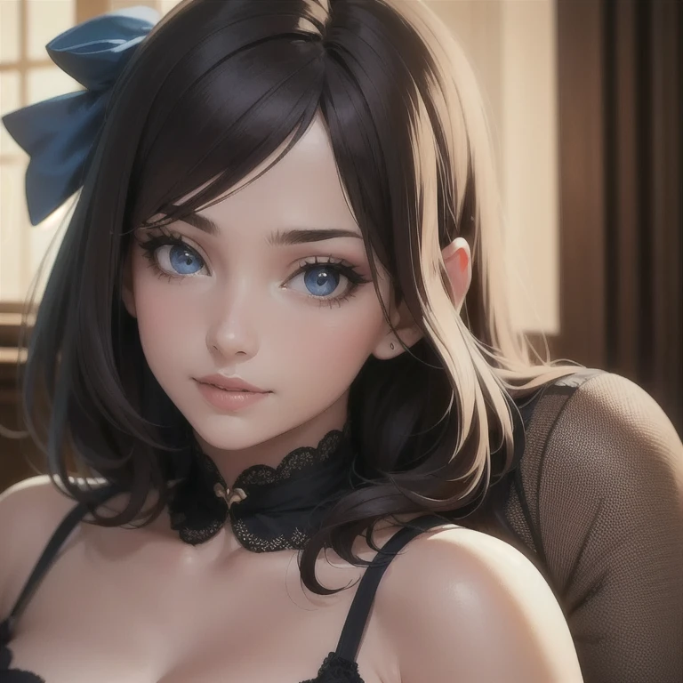 (Photorealistic:1.4), (Masterpiece, Sidelight, Exquisite Beautiful Eyes: 1.2), Masterpiece*Portrait, Realistic, 3D Face, Glistening Eyes, Glossy Hair, Glossy Skin,Small, Solo, Embarrassing, (Abdomen),