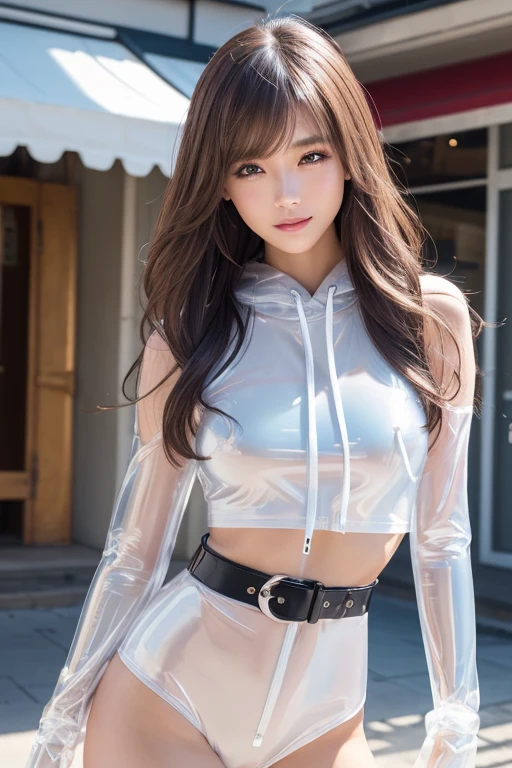 (Tabletop:1.0), (highest quality:1.4), (High resolution:1.2), (Realistic:1.4), (8k, RAW Photos:1.2), (Soft Focus:1.4),break,a girl wearing plastic grid girl uniform,Smiling while taking a photo.............................................................,(a girl wearing translucent plastic Japanese grid girl uniform and latex :1.2),(sticking out their tongue:1.2),BREAK,Smooth and tight boots, shiny skin, Translucent body,BREAK,bob hair,(bob hair:1.1),(smile:1.2),glossy Shiny reflective, Makeup,Japanese Goddess, Glowing Skin,Gorgeous Japanese Model,Shiny,Shiny,over knee tight boots,break,Detailed Background,at night,(sitting on the sofa at the shopping mall:1.2)