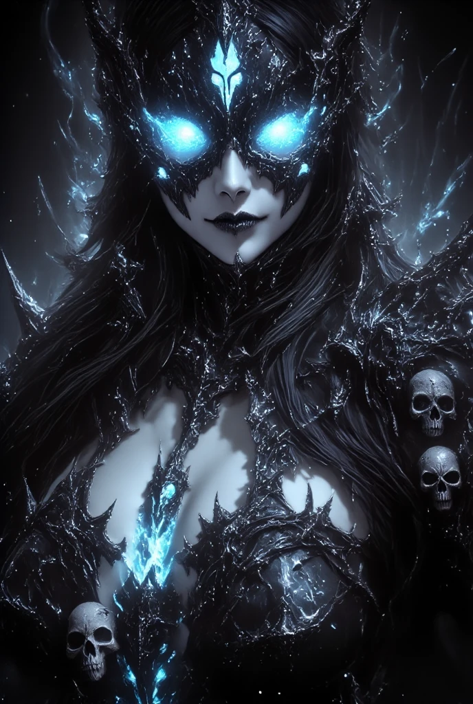 dark atmospheric horror, middle aged sexy cyberpunk witch coven in a cave, (RAW photo, real, best quality, masterpiece:1.2), detailed, (hyper realistic, photo-realistic:1.2), high quality, (dark lighting:1.2), perfect lighting
