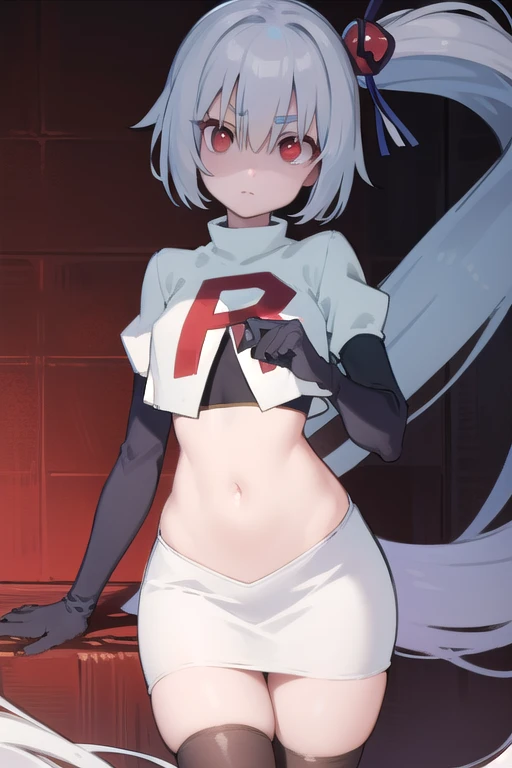 1girl,Pokemon,Roxie,Small breasts,blush,Completely naked,Gravure posing,In front of a large crowd,outside,バトルに負けてCompletely naked
