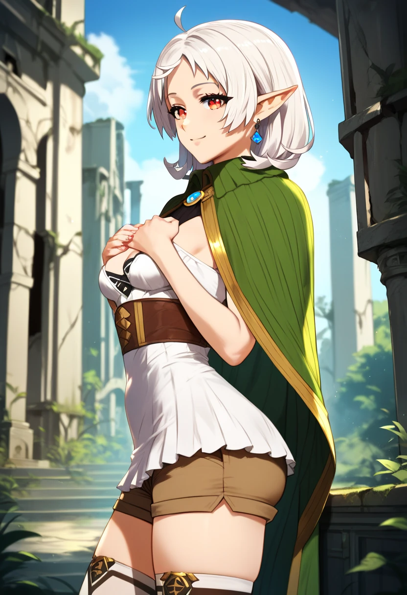 1girl Grey Skin Elves