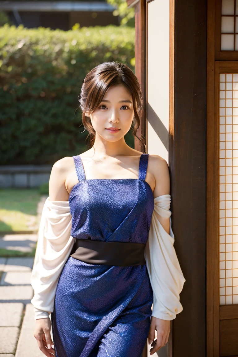 Show me your collarbone、Show off your thighs(Panties arranged in the style of a floral yukata)Height is 150cm、 Realistic Women、indoor、Please look here、smile、office、Slim figure、Two women、There are people around、crowd、Being seen by people around you、Bun Hair、Short Hair、