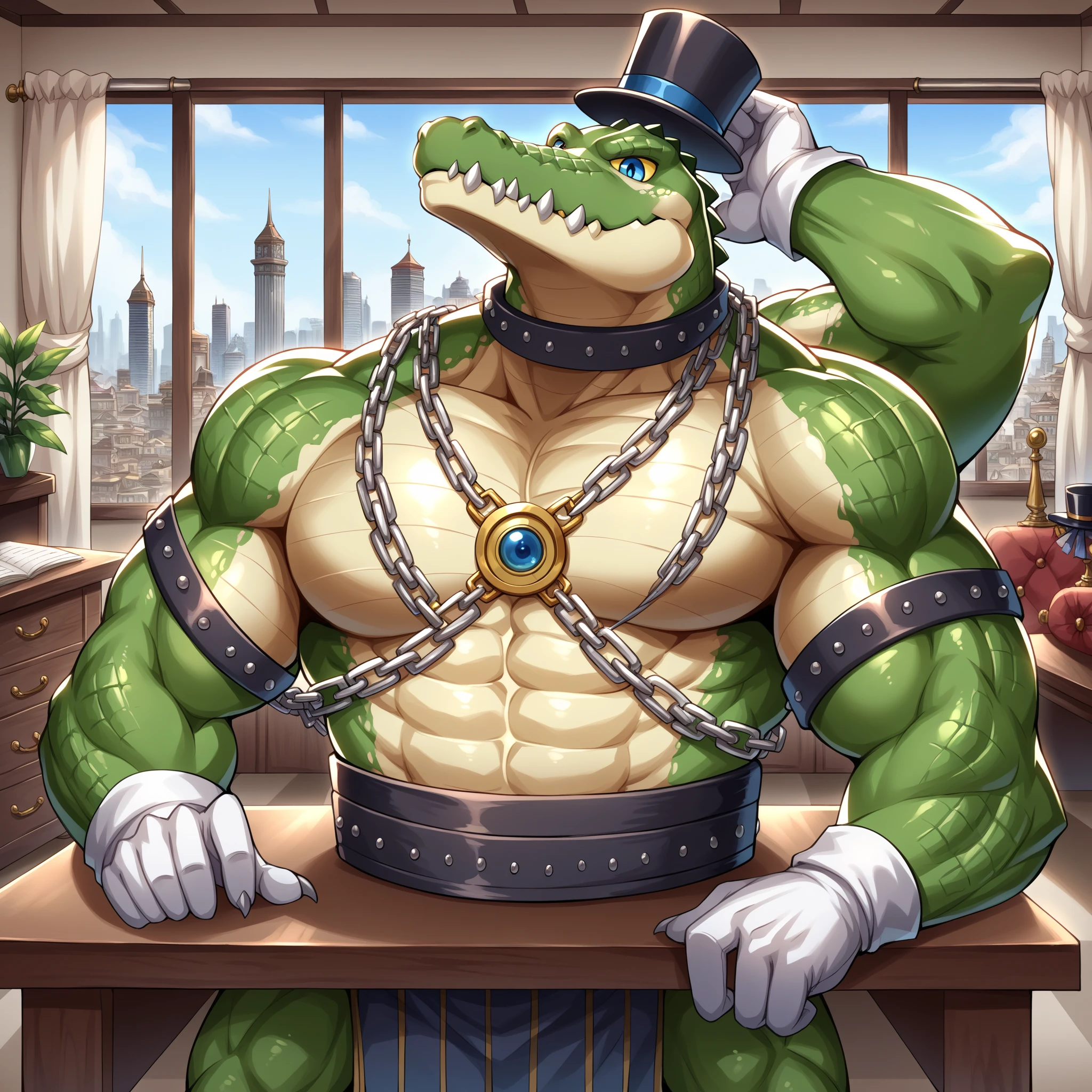 Highest quality、Sexy  Lizardman、Skimpy、Pink eyes without highlights、Lizard head、Shota、maleの子、male、Sweat、Embarrassing、Gay、Sex Express、cute、Knee-high socks、frilled choker、Obscene language、Showing tongue、toplesagazine cover style illustration、bow tie、military cap、Get a tip、Belly button style military uniform、navy、Light blue thong panties、Transparent fabric、Peeing、Sticky white mucus pours down from above、Blushing cheeks and opening your mouth wide、Rear view、Butt、Buttの超クローズアップ、Face down on the bed