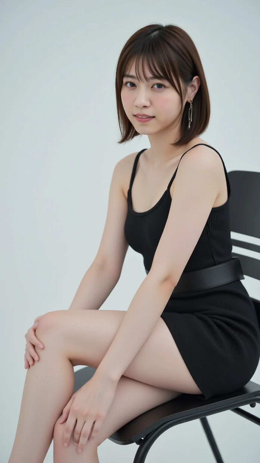 Short Black Hair、Wet hair and body:1.3、hyperdetailed face、Detailed lips、A detailed eye、Single eyelid、耳Nipple Ring、Bracelet、Small necklace、Dark eyeliner、Iris heterochromatic eyes, Mole under the eyes, thick eyebrow、Colossal tits:1.3、((full body Esbian))、(toned thighs)、((Women after exercise))、,(Erotic face),Kpop Gir,((toned big buttocks)),Mouth open、(Dark eyeshadow),(in a office)、(Tight skirt)、(Sit on a chair and spread your legs)、(Wear sexy office wear)、(Wearing glasses)