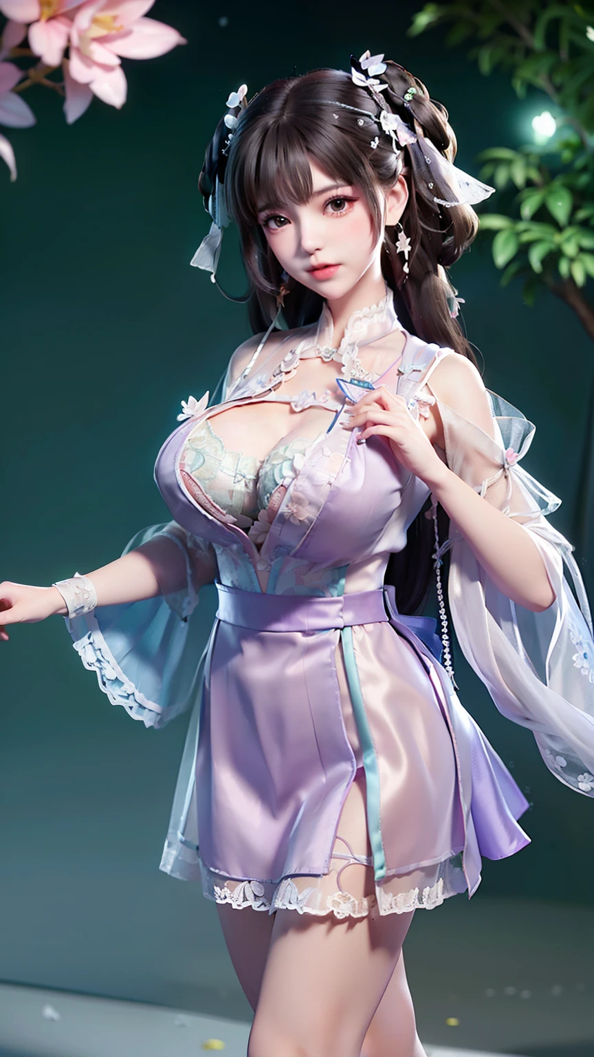 First-person perspective,1 girl,seven waves,rich and colorful,(Wearing an ice crystal embellished dress:1.5),((flower shop)),jewelry,tattoo,at night, full_moon,Lips slightly open, lustful smile, lustful, Sexy poses,red lips,charming figure,Charming cleavage,((8k, original photo, top quality, masterpiece), HD RAW color photos professional close-up photos, (actual, photorealism: 1.37), (best quality), (best shade),  ((erotic, Sexy, ultra high resolution, HD CG unified 8K wallpaper, Physically based rendering, movie lighting),