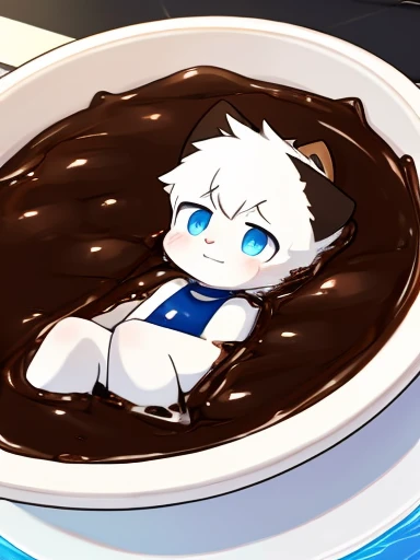 black cat,Vinyl,chocolate sauce