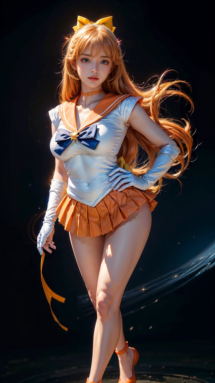 arafed woman in a costume posing for a picture, sailorvenus、A sexy、Beautiful facial features、Ayaka Cosplay, the sailor galaxia. Beautiful, Cosplay, by Sailor Moon, Anime girl cosplay, White panty、Anime Cosplay, publicity cosplay, Sailor Moon Style, Sailor Moon!!!!!!!!, full-cosplay, elegant glamourous cosplay, glamourous cosplay, sailorvenus、. Beautiful, cosplay foto, inspired by Sailor Moon, cosplayer