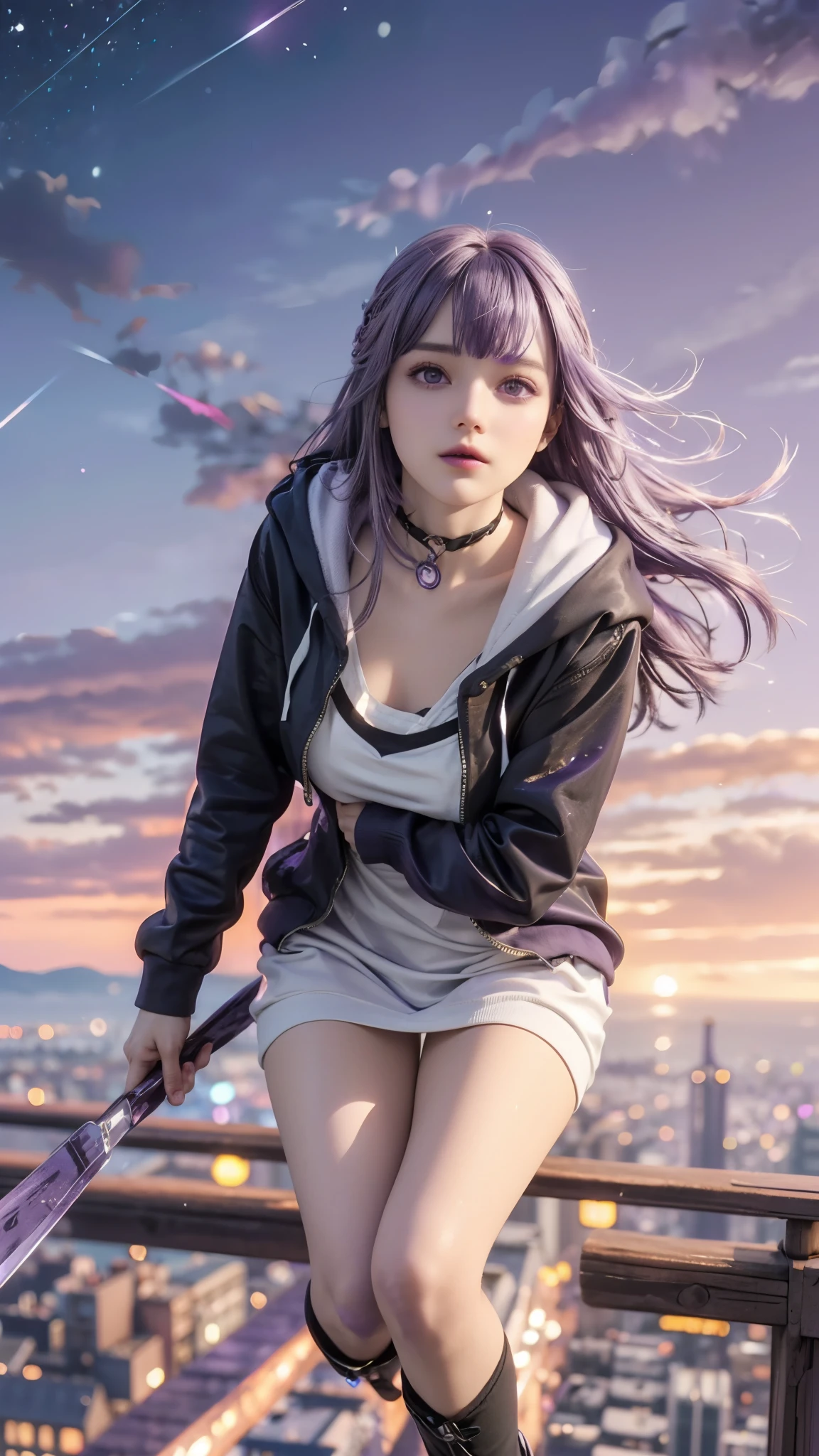 ((((Hair color is purple))))!!!!, (((purple hair color)))!!!