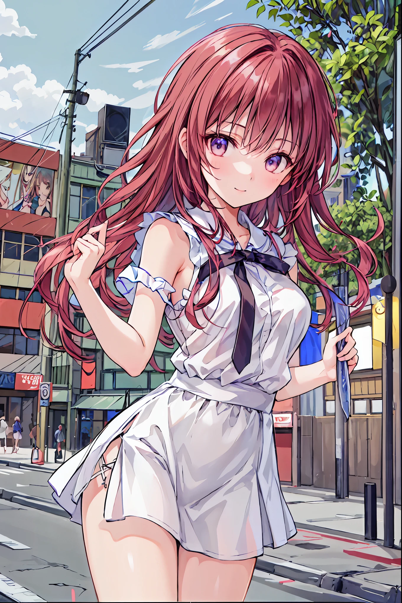 Bishoujo Anime Ask Front Illustration