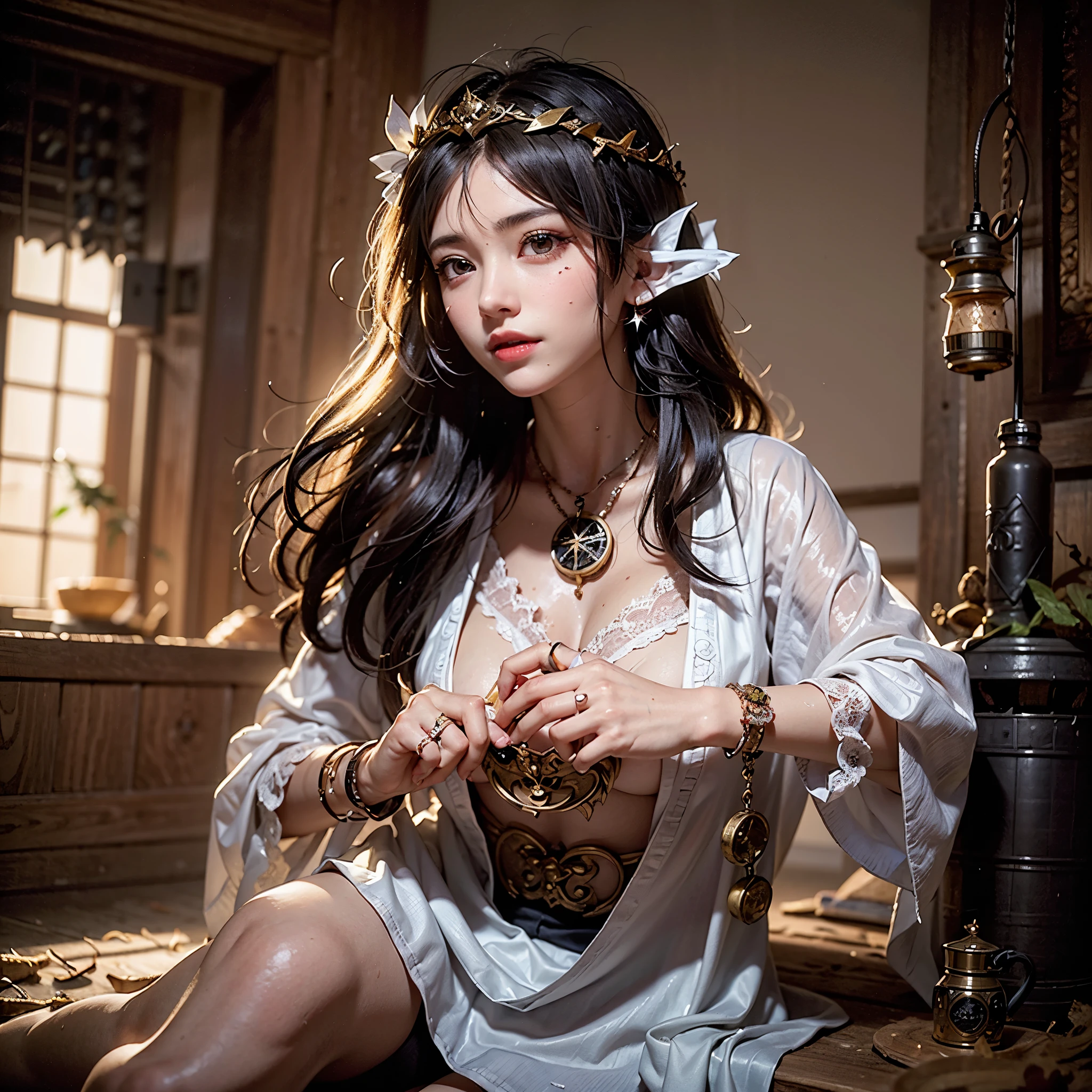 ((Half-body, half-body photo)), Ms. Long, Authoritative anime, ArtStation, Nguyen Jiahe art germ, light and shadow art, beauty, exquisite facial features, artistic atmosphere)), (feminine, fantasy illustration, Pan Chengwei, epic exquisite, Fenghua clock, overhead lens, exquisite character art), (dragon, exquisite, handheld dragon, CG society), (gorgeous tones, orange tones), (high-grade light, sharp contrast, strong deep shadow), (aesthetic, pure beauty), (perfect, details in place), (minimalist line drawings, light and shadow echo).
