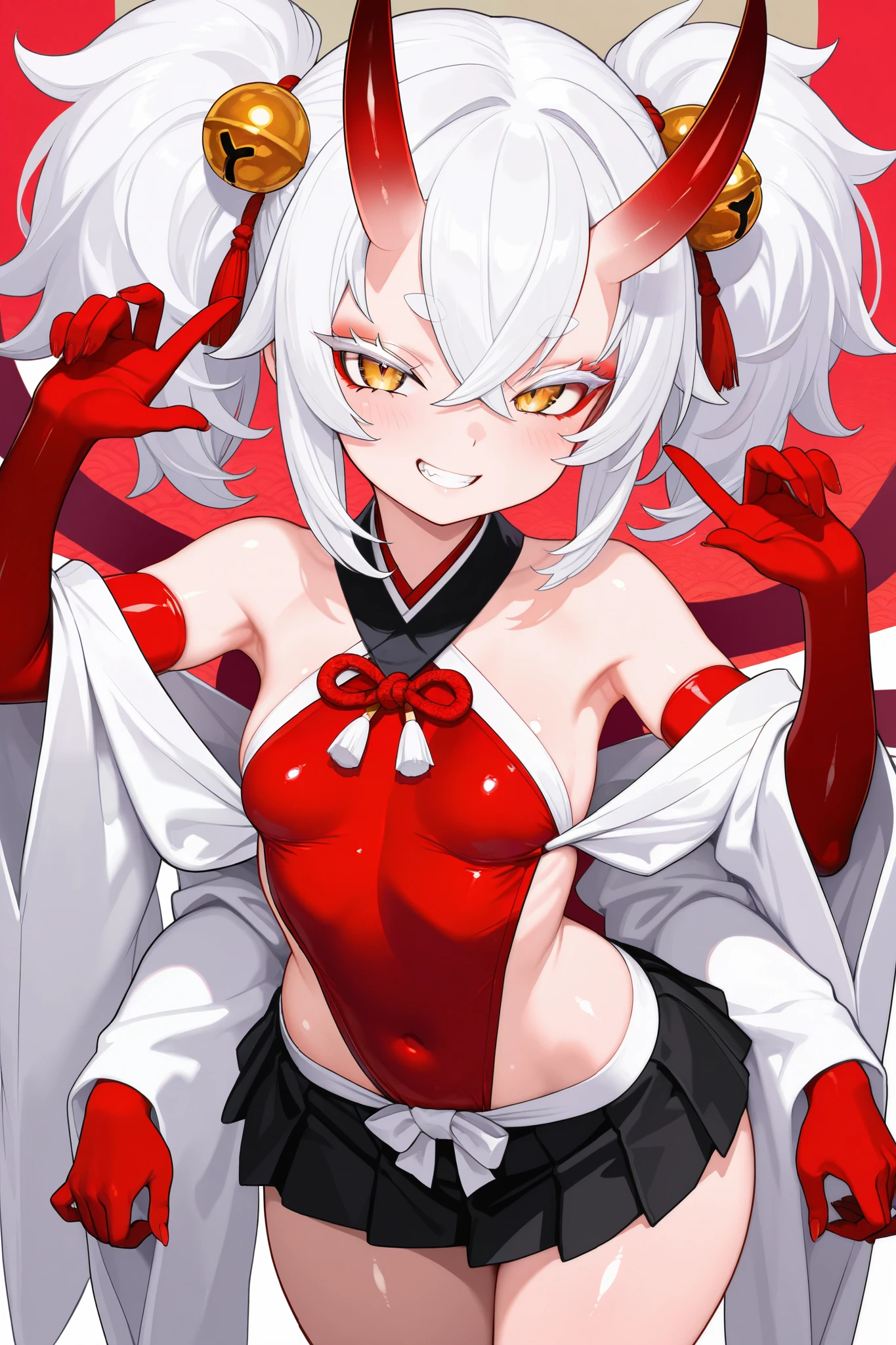 BREAK Perfect Anatomy、(High resolution:1.2)、Incredible illustrations、(Cute illustrations:1.2)、(Beautiful background)Queen of Hearts(Alice in Wonderland)The Queen of Hearts strikes with her flaming right palm.(Mobile Fighter G Gundam style)