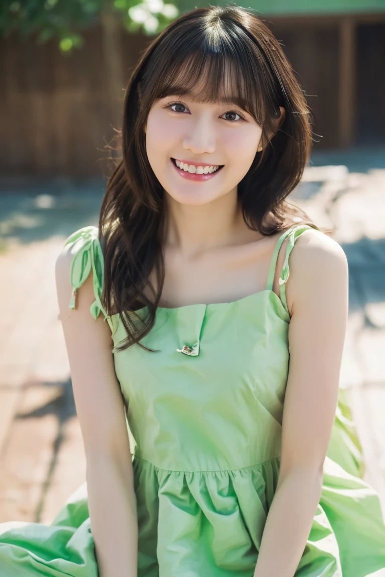 (masterpiece, highest quality:1.2), Hwa Eun Sun, 8K, young cute beautiful curvy filipina girl, tanned skinned, 85mm,Official AR RAW photo, baby face、show me your ears、photo shoot, cute face, thicc thighs, nipa hut, looking at the viewer, embarrassing、smile、no makeup, film grain, chromatic aberration, sharp focus, face light, clear lighting, Ten generations, detailed face, background bokeh、((((((18 year old cute girl)))))), clothes with short sleeves, seductive dress