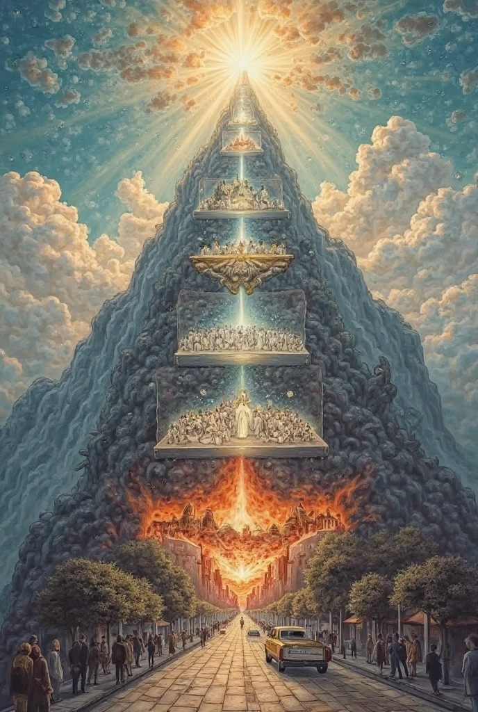 Create a Video Cover, countless religions, various avatars of religions eye-catching cover Horizontal image