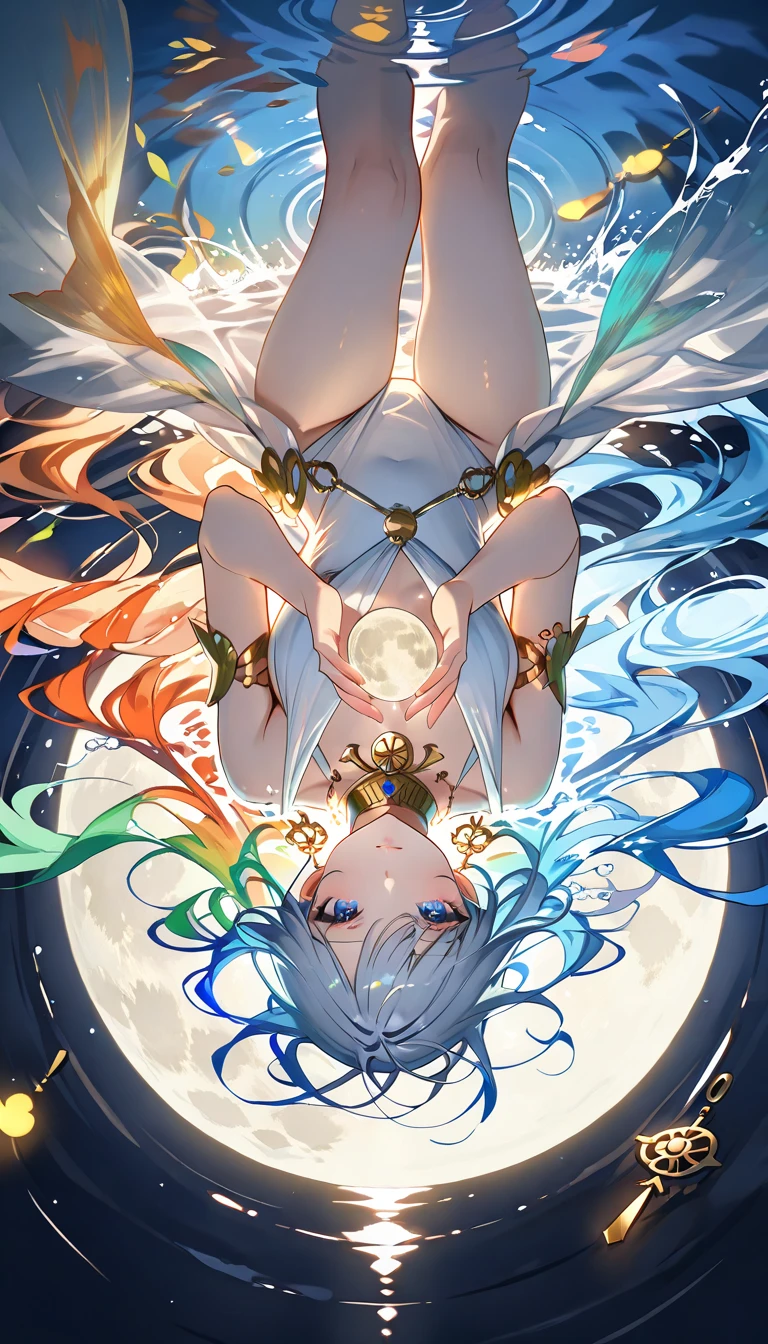 A pintura gerada pela IA do Sea Art retrata uma imagem fascinante de yin yang, (max quality, design requintado, best ilumination, melhor sombreamento). statue of 2 mermaids in the form of Yin Yang. dentro de uma bola de cristal, sob a lua e o sol, bringing to life the harmony and interconnectedness of opposing forces and duality. detalhes detalhados e realistas, intrincado, carved in green and orange marble, brilhando com luar e luz solar, A perfect balance between light and dark, mystical and serene. dentro de uma bola de cristal, as duas metades: uma negra, representando o yin, e outra branca, simbolizando o yang. These details symbolize the mutual presence of opposing elements in each aspect. While yin contains a small point of yang, Yang also contains a small point of yin, creating a dynamic and harmonious balance. Essa pintura gerada pela IA do Sea Art transmite uma mensagem profunda sobre a dualidade do universo.