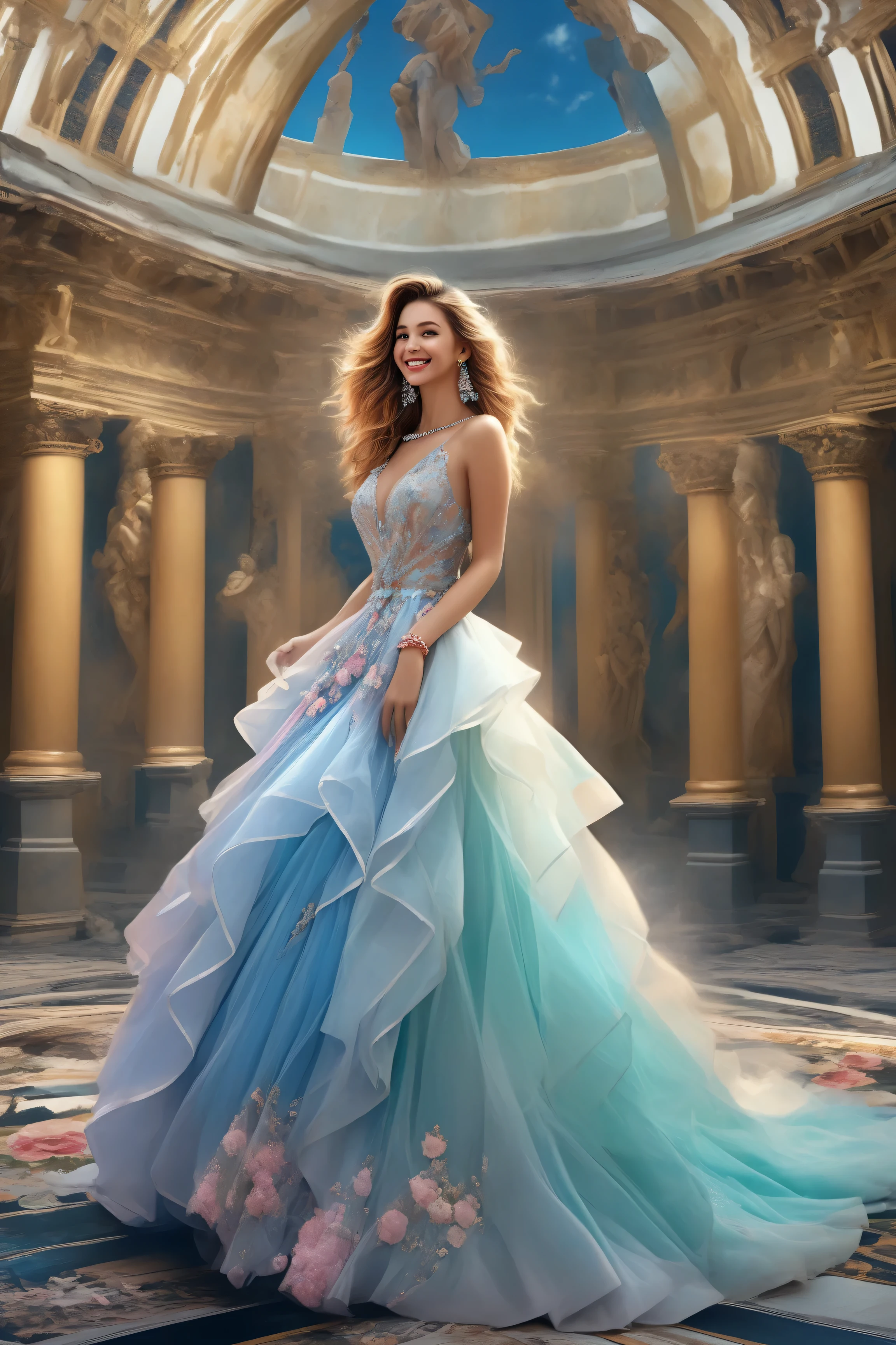 digital art, happy, memorable , breathtaking , photoshoot, hyperrealistic, fashionable