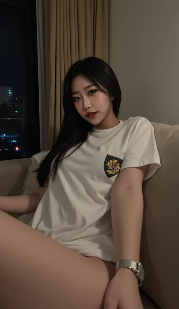 Mulher perfeita, boca perfeita, dedos perfeitos, boca perfeita, Flawless nose, olhos escuros perfeitos, cabelo preto liso perfeito