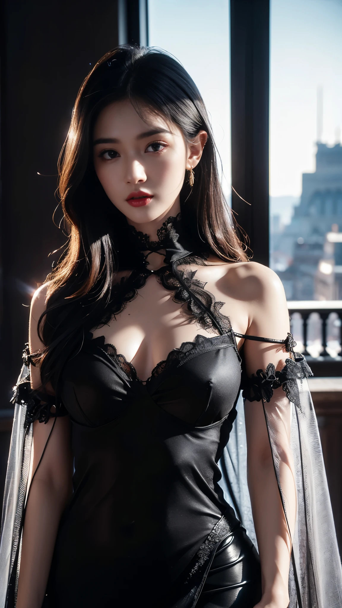 Game Art,Best image quality,Maximum resolution,8k,(A half-length photo),(portrait),(Head close-up),(Rule of Thirds),Unreal Engine 5 rendering works,20 year old girl,((Queen)),The eyes are very detailed,(Large Breasts),Elegant and noble,Light,Light线追踪,Game CG,((3D Unreal Engine)),OC rendering reflection mode,4K,Ultra-clear,Sensual,Translucent lace,Fair and plump figure,Pretty Face,Light泽凝胶涂层,身着华贵礼服的Queen,Crystal Gem Crown,Necklace jewelry,blue eyes,The tattoo is very three-dimensional,Gorgeous and intricate tattoo designs,Ultra-clear portrait,Sexy body,Temple Princess,Sapphire eyes,Mechanical Armor,High-tech combat uniform