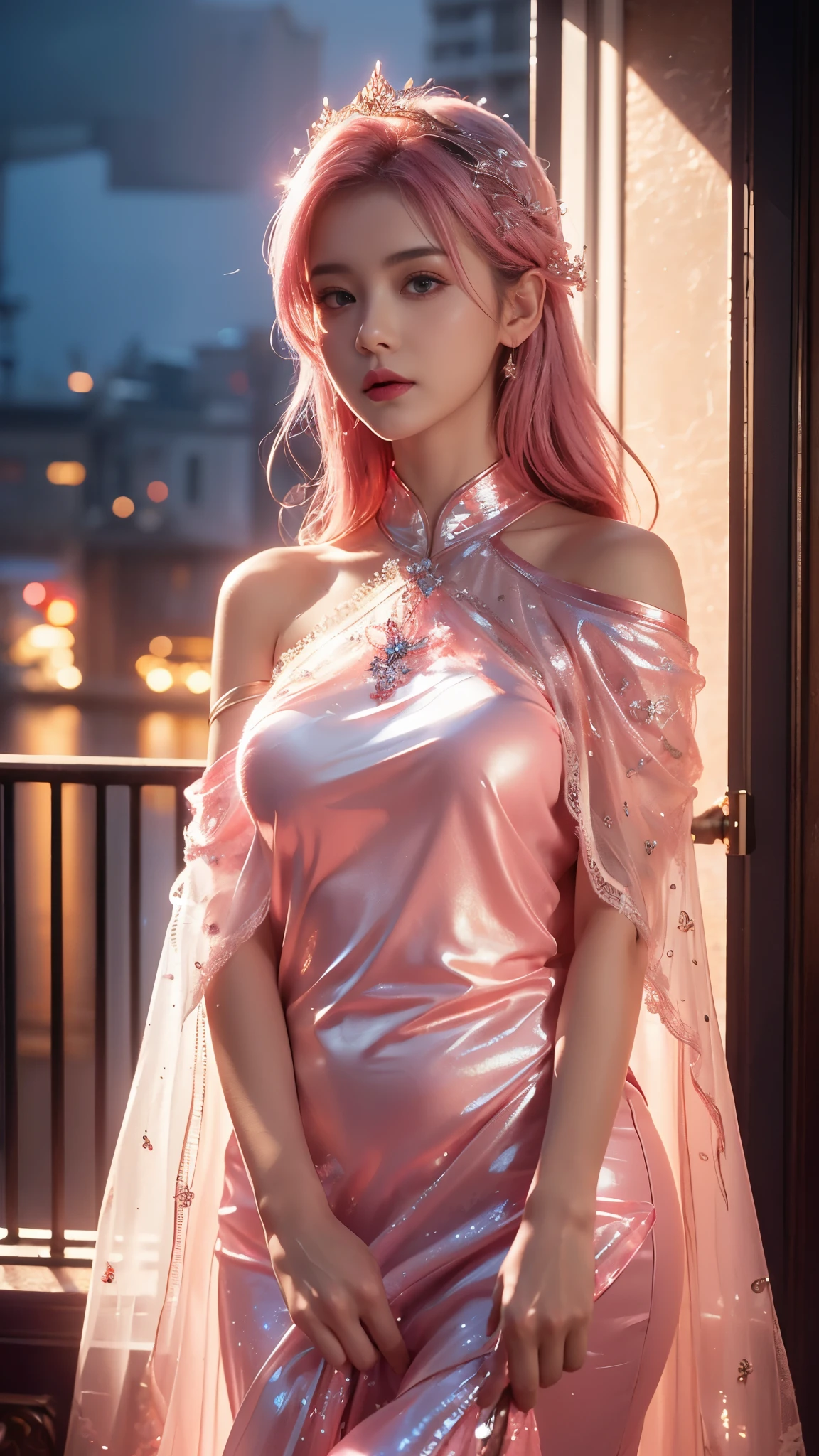 Large pink bow