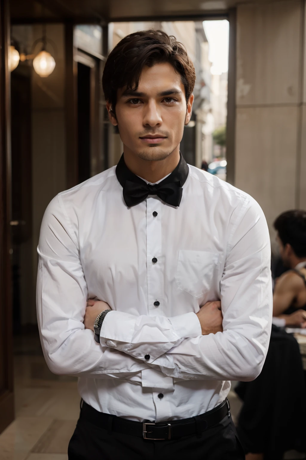realistic , handsome man
