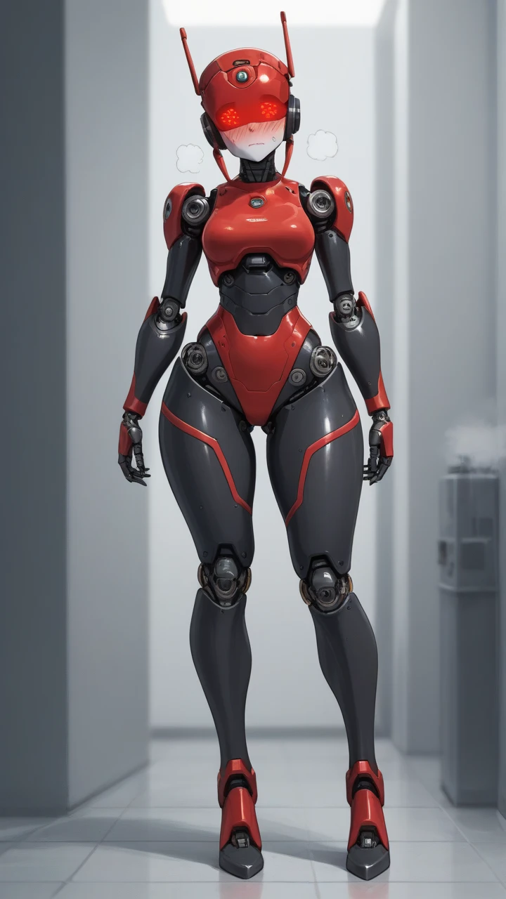 ROTB_Arcee, 1 girl, big breasts, innie pussy, smile, robot, mecha, (bright Eyes:1.2), wide hips, belly button, thick thighs, voluptuous, foreground, Front focus, portrait, front 1:2, looking at viwer, blender Full body, hole body highly detailed, highly detailed figure, female full body, female body, humanoid woman, female full-skin figure, realistic body structure, woman body, female human torso, perfect human female specimen, human female, detailed body structure, blue eyes