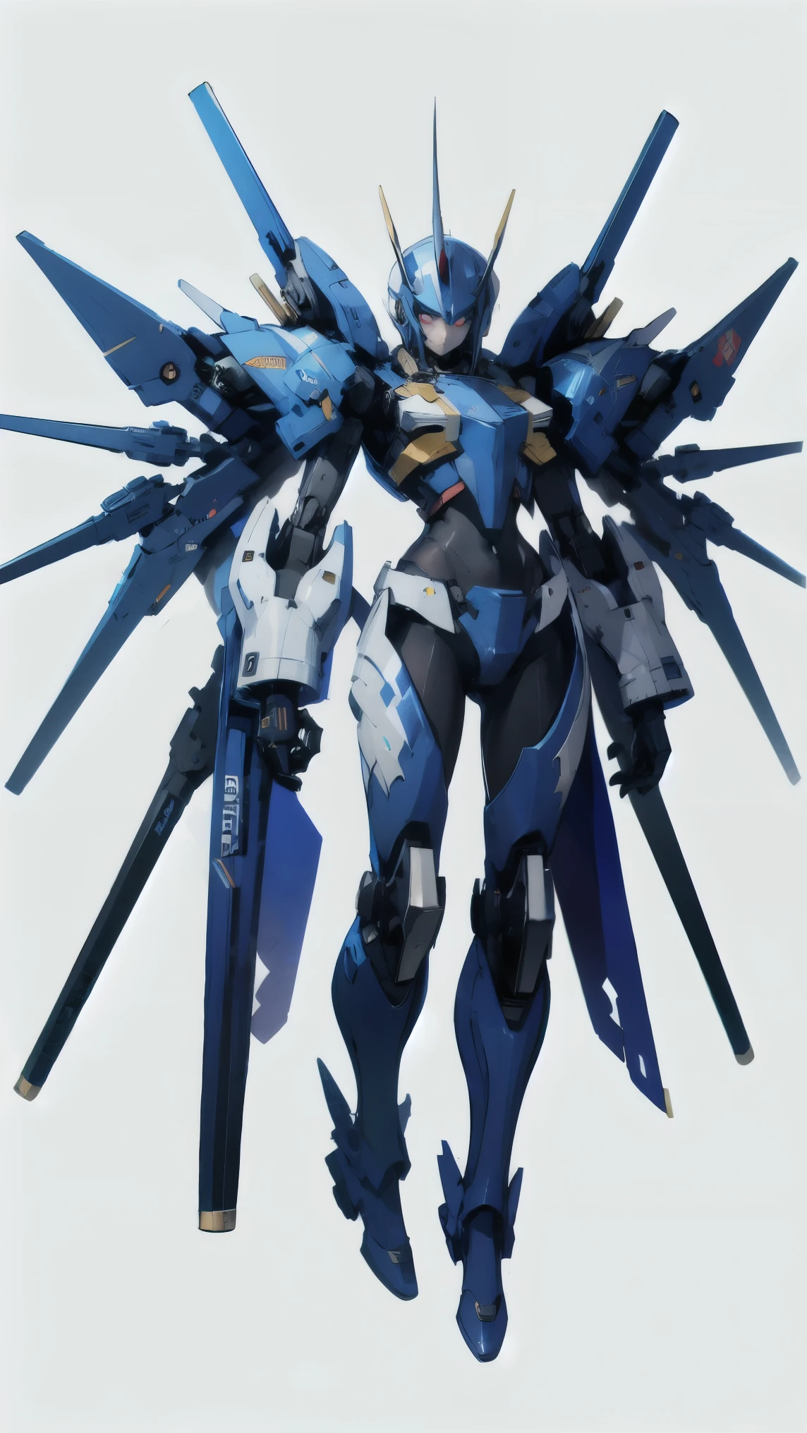 masterpiece, best_quality, 1girl, solo, bouen, mecha