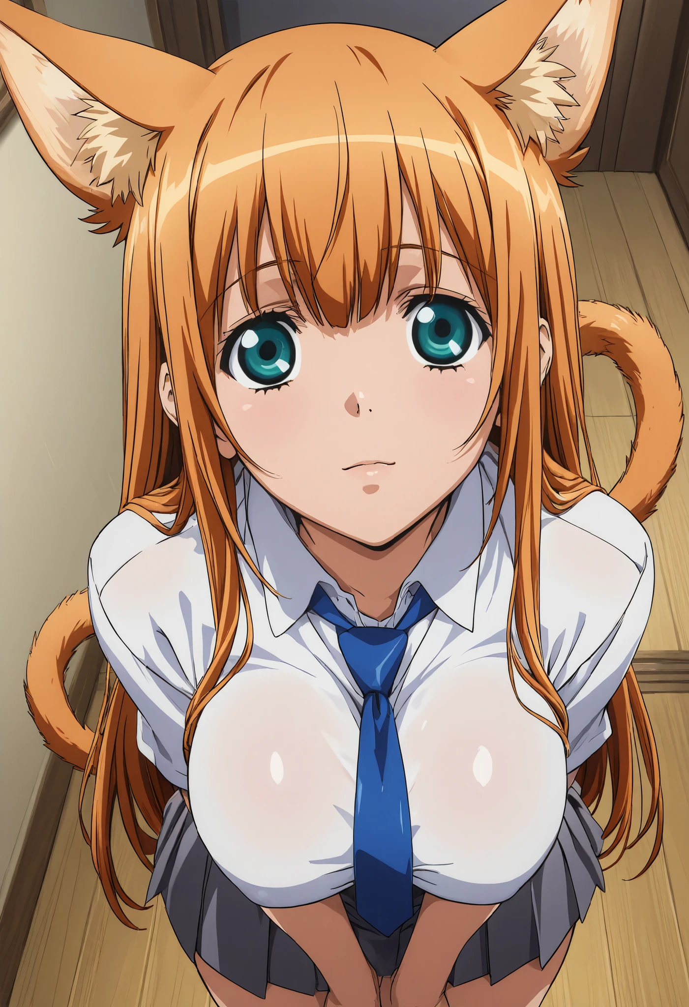 Eris, asobi ni iku yo, 1girl, masterpiece, best quality, 8k, high resolution, thin cat tail