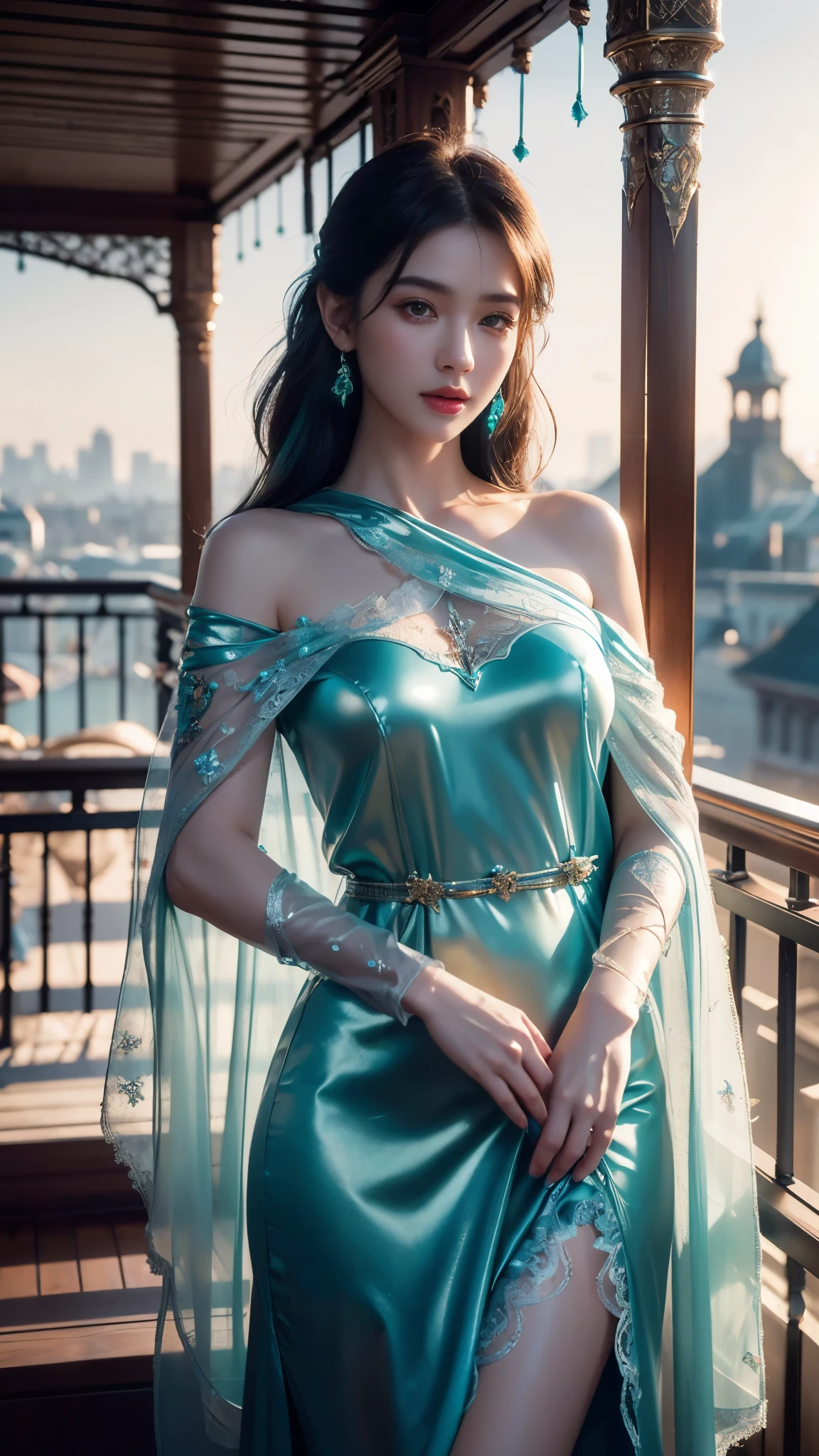 ((masterpiece,best quality,Ultra-clear,original photo,Extremely detailed CG,8K)),(Slim skirt:1.3),Beautiful Hanfu girl,long black hair,(twice as good,hairpin,earrings),exquisite eyes,Detailed face,delicate hands,Smooth and delicate skin,skin glow,(Big breasts and thin waist),beautiful snake scales,High resolution,(super detailed:1.4),(lifelike:1.2),imagine,dazzled,chiffon,China red,full-body shot