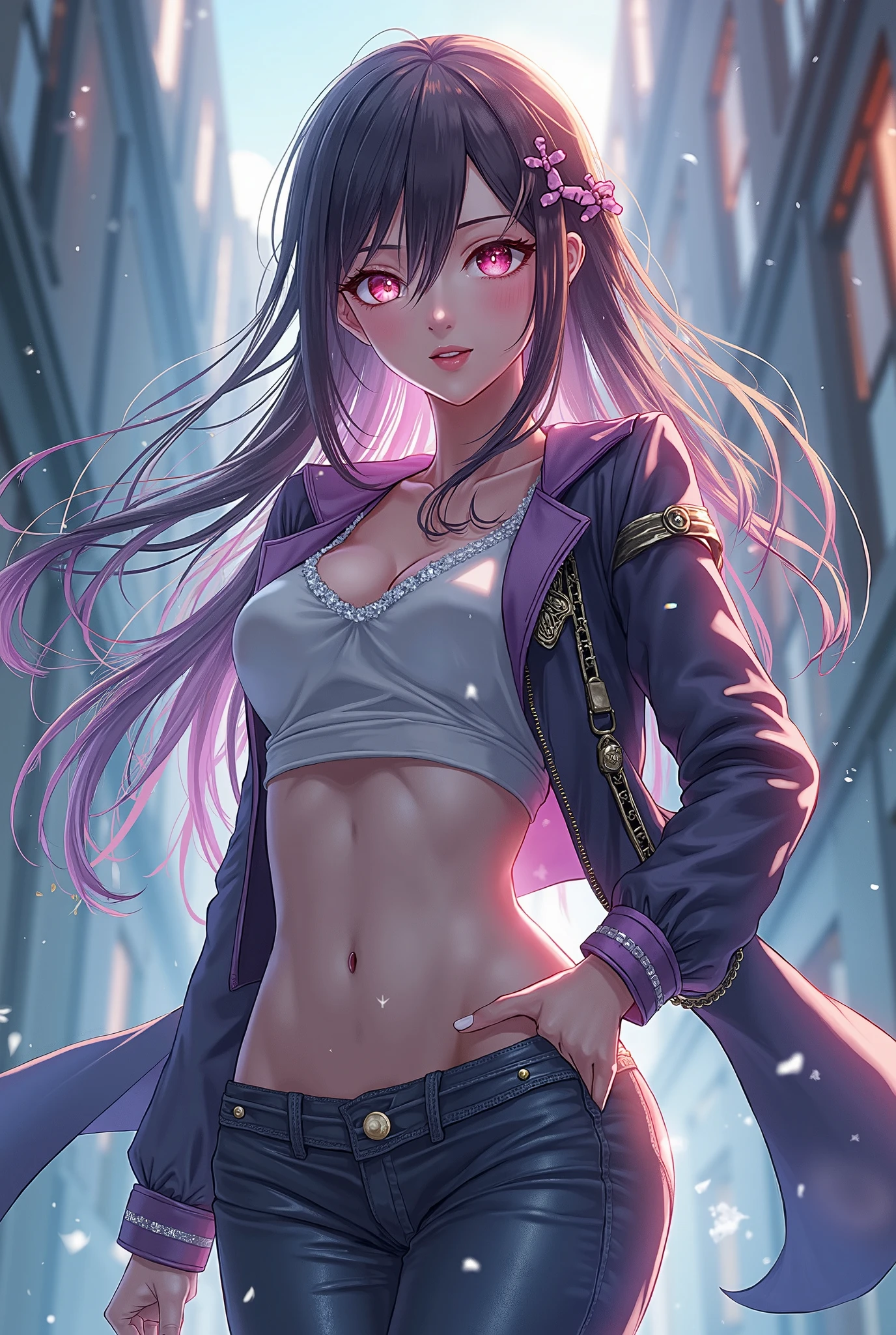 best quality，，smile，blazer，swimsuit，School，Collective of girls，Track jacket，Physical education class，JK，Sexy and cute，future，Wearing a fastener bra，zipper bra，Long Hair，She has her bangs down，Purple Eyes，evolution系ファッション，Cuteness at its finest，Sparkling，Leather shorts，beautiful，middle School girlultiple girls are depicted,harem，idol group，infinite possibilities，leather jacket，fur jacket，Hair tucked behind ear，futureの服装，evolution，starry sky background，photo shoot，long hair，wearing a cardigan，beautiful girlの国，girl&#39;s paradise，highest quality，big breasts，leather jacket，happy girl,horny girl，Blue eyes，perfect face，standing position，She has her bangs down，fur jacket,Beautiful eyes，smooth hair，perfect eyes，beautiful girl，Angel Girl，multicolored hair colors，naughty girl，beautiful，High-dimensional beautiful girl，Multidimensional beautiful girl，gathering，Group、，