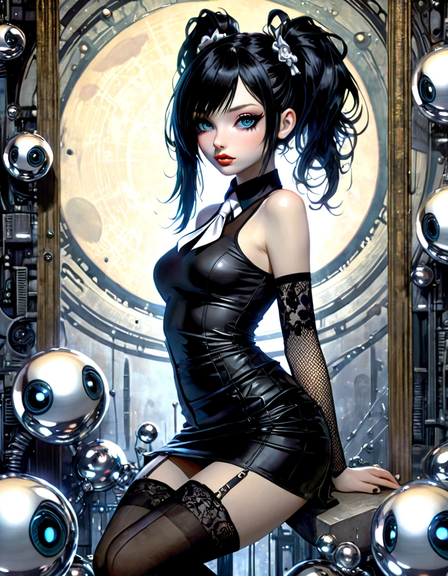 atmosphere oleosa sombria Artwork By Jesper Ejsing Looking into the mirror of truth Detailed cyber lagarto punk girl sexy DBZ Vampira Naruto fênix Carne Griffiths Michael Garmash, seb McKinnon, masterpiece", Blue Marron latex art, in 4D lighting, 8k concept art; ; trending on artstation; deep color; ink drawing; In Futuristic Ultra Detailed , fear Background, Highly Detailed, in buraco negro Scale Like Skin, Daz 3d, Unity, Unreal Engine 5