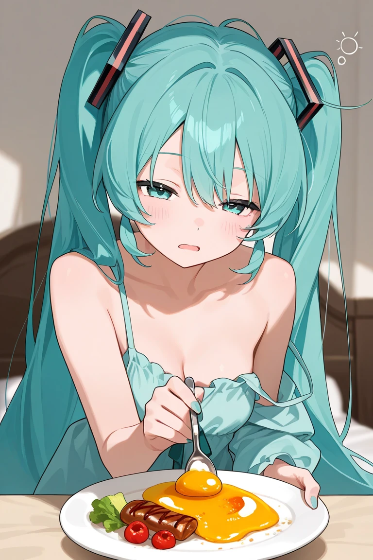 masterpiece, Highest quality, Black Dress、short hair、
Glare、anger、 (butterfly bow:1.0),  Hair Bun,
whole body,Nipples,Small breasts,nsfw,Emerald green hair、sleep
