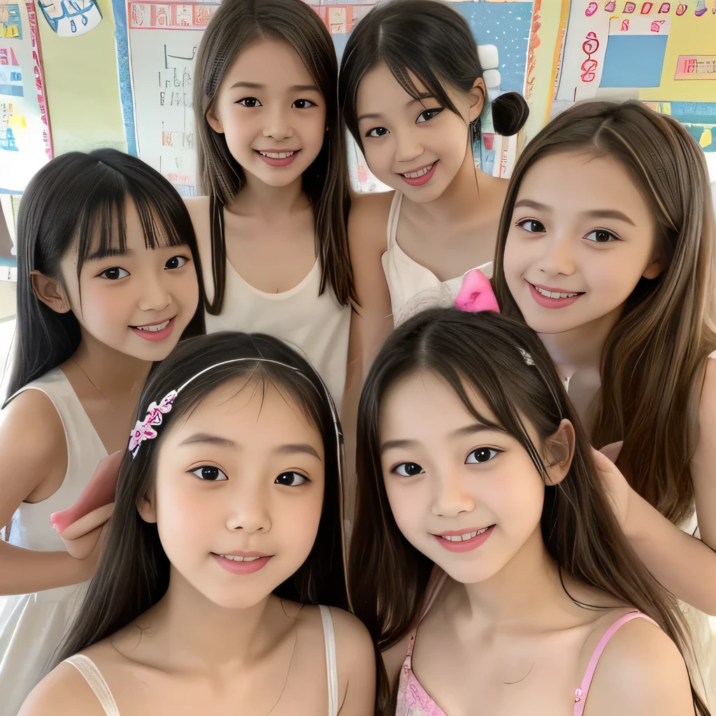 (Completely naked下着姿)、((Super cute and popular idol、Four super cute, girls in one photo))、(masterpiece).A perfect, beautiful, lovely, captivating 's smile、((5 small high-definition whole body photos of 4 people in 1))、((Short Hair Idol Pose))、gap、Super popular junior idol、4 small, short idols、whole body、Baby-faced idol、((Comply nalat Chest))、(((Perfect fit in sexy lace underwear)))、(( beautiful))((((((Lean forward to show your chest))))))((((Open your pussy and show it to me)))