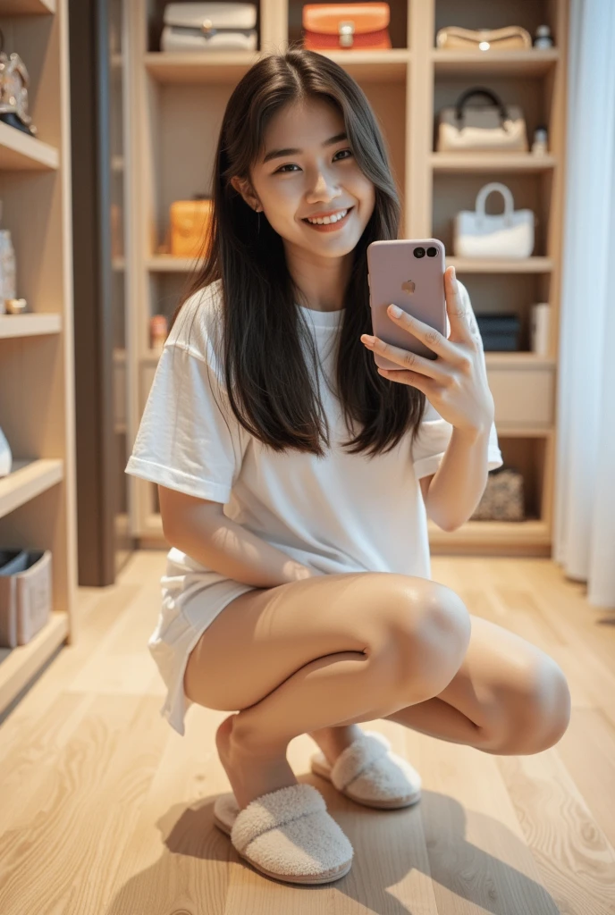 woman sitting on a couch with her legs crossed and holding a cell phone, crossed legs, sitting on the sofa, sitting on the couch, sitting on couch, sitting on a couch, relaxing on the couch, sitting on a sofa, on a couch, woman is sitting, sitting in a lounge, side portrait
