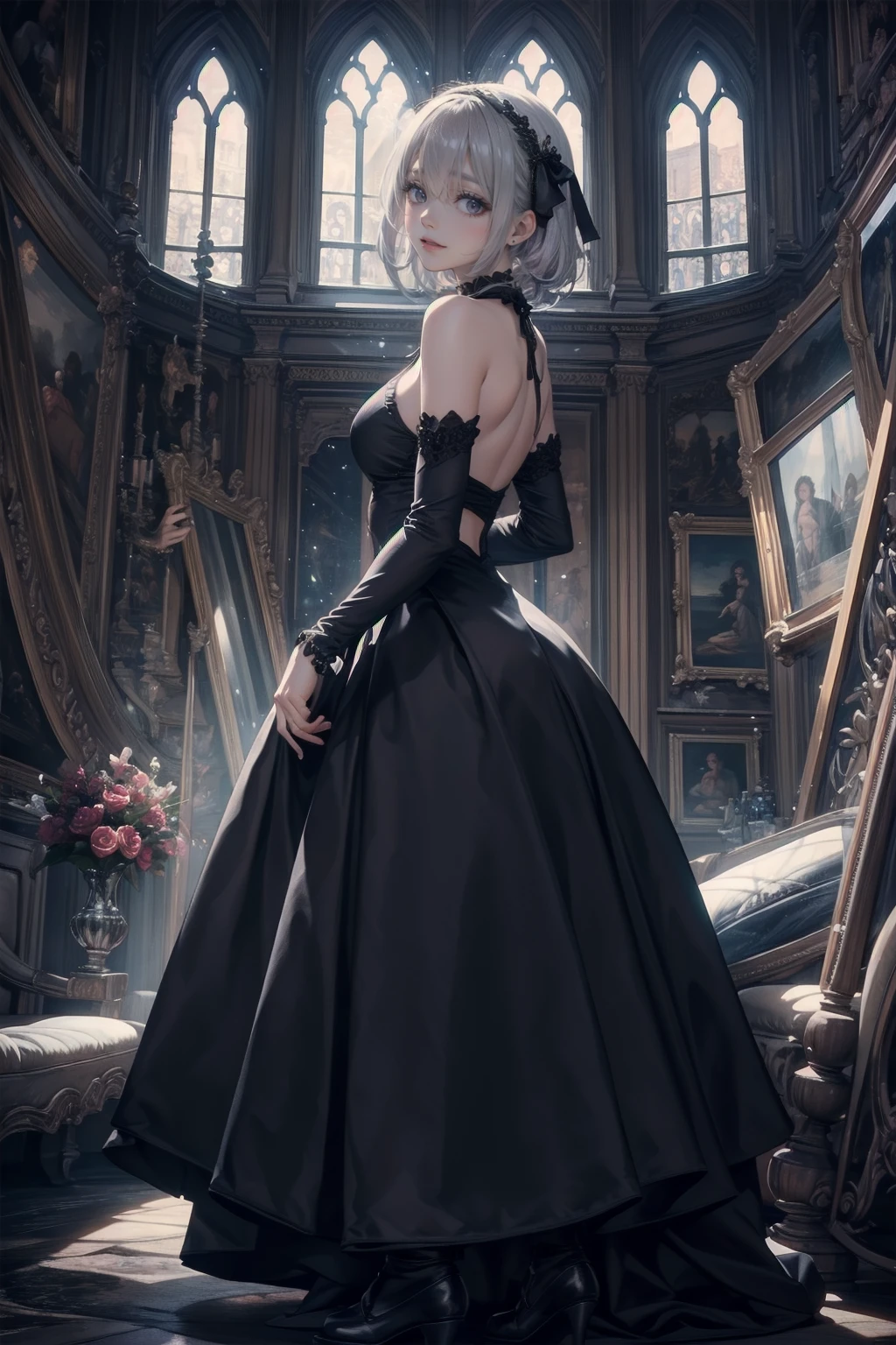 Lady Gaga in a tutu, concept art, 4k