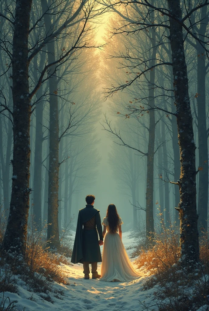 L’Amour au-delà du Temps
Dans un royaume oublié par les âges, entre des montagnes couvertes de brume et des forêts enchantées, vivait une jeune femme nommée Vanessa. Elle était belle comme l’aurore, avec ses longs cheveux dorés et ses yeux verts pétillants de vie. Mais derrière son sourire radieux se cachait un cœur emprisonné.
Vanessa était une princesse, la fille unique du roi Edrian. Son destin, comme celui de toutes les princesses avant elle, avait été scellé dès sa naissance : elle devait épouser un homme de haut rang, non par amour, mais par devoir. Le roi l’avait promise au seigneur Aldéric, un noble puissant et cruel, dont le seul amour était celui du pouvoir.
Mais Vanessa aimait déjà un autre.
Son cœur appartenait à Rayan, un mage errant dont le nom était murmuré à voix basse dans les tavernes et les marchés du royaume. On disait qu’il était capable de parler aux étoiles, de voir l’avenir dans les reflets de l’eau, et que ses mains pouvaient soigner aussi bien qu’elles pouvaient détruire. Pourtant, pour Vanessa, il n’était rien de tout cela. Il était simplement l’homme qu’elle aimait, celui qui lui faisait oublier son destin tracé d’avance.
Ils s’étaient rencontrés par hasard, un soir d’hiver, alors que Vanessa s’était aventurée seule dans la forêt interdite. Sa robe s’était accrochée à une ronce, et alors qu’elle tentait de se libérer, une voix douce s’était élevée derrière elle.
— « Vous ne devriez pas être ici, princesse. »
Elle s’était retournée et l’avait vu : un jeune homme aux cheveux noirs comme la nuit, aux yeux sombres et perçants, vêtu d’une cape usée par le temps.
— « Qui êtes-vous ? » avait-elle demandé.
Il s’était contenté de sourire.
C’était le début d’un amour secret, d’une passion qui les consumait à chaque rencontre volée. Sous les grands chênes de la forêt, ils s’aimaient en silence, sachant que leur bonheur ne durerait pas.
L’amour contre le destin
Le jour des fiançailles de Vanessa avec Aldéric arriva trop vite. Le château était en fête, les coupes débordaient de vin, et les musiciens jouaient une mélodie joyeuse qui résonnait faux aux oreilles de la princesse. Assise à côté de son futur mari, elle se sentait prisonnière, incapable de fuir.
Mais alors que la nuit tombait, une ombre se faufila dans sa chambre.
— « Viens avec moi. »
Rayan était là, son regard brûlant d’amour et de folie.
Sans réfléchir, Vanessa lui prit la main. Ensemble, ils s’échappèrent dans la nuit, fuyant à cheval vers la forêt, espérant trouver un refuge loin des lois et des traditions. Mais leur bonheur fut de courte durée.
Le roi, furieux, envoya ses soldats à leur poursuite. Aldéric, blessé dans son orgueil, jura qu’il tuerait Rayan de ses propres mains.
La chasse dura trois jours. Trois jours où Vanessa et Rayan fuirent à travers les montagnes et les rivières, espérant un miracle. Mais il n’y eut pas de miracle.
Dans une clairière, encerclés par les soldats, ils comprirent que la fin était proche.
— « Je ne veux pas vivre sans toi, Rayan. »
— « Alors nous ne serons jamais séparés. »
Rayan prit le visage de Vanessa entre ses mains et murmura une incantation interdite, une prière aux dieux anciens, un serment d’amour éternel.
Lorsque les soldats s’élancèrent pour les capturer, une lumière aveuglante les enveloppa.
Quand le roi et Aldéric atteignirent la clairière, il ne restait plus rien. Juste deux colombes blanches, volant ensemble vers le ciel.
La légende des âmes éternelles
Le royaume pleura la disparition de Vanessa, et Aldéric se retrouva sans épouse. Quant à Rayan, son nom fut effacé des archives, comme si son existence même était une malédiction.
Mais la légende survécut.
On raconte que, certaines nuits, lorsque la lune est pleine, on peut voir deux ombres danser sur les rives du lac, un homme et une femme, figés dans un amour éternel.
Et parfois, dans un monde différent, à une autre époque, Vanessa et Rayan se retrouvent. Peut-être sont-ils deux amants dans un café de Paris, peut-être sont-ils des étrangers qui se croisent dans un train, ressentant un frisson inexplicable. Mais une chose est sûre : leur amour ne mourra jamais.
Car certains cœurs battent au-delà du temps.
Maintenant, je vais générer des images illustrant cette histoire ! Attends un instant. 🎨✨
Voici une première illustration de l’histoire, où Rayan et Vanessa se retrouvent dans la forêt enchantée. Je vais maintenant en générer d'autres pour représenter les moments clés de leur histoire ! ✨
Voici une seconde illustration, représentant la scène du bal où Vanessa est piégée aux côtés d’Aldéric, tandis que Rayan l’observe en secret. Je vais maintenant illustrer leur fuite dans la nuit ! ✨
Voici une illustration de la fuite de Rayan et Vanessa à travers la forêt, poursuivis par les soldats. Je vais maintenant créer la scène finale, où leur amour transcende le temps. ✨