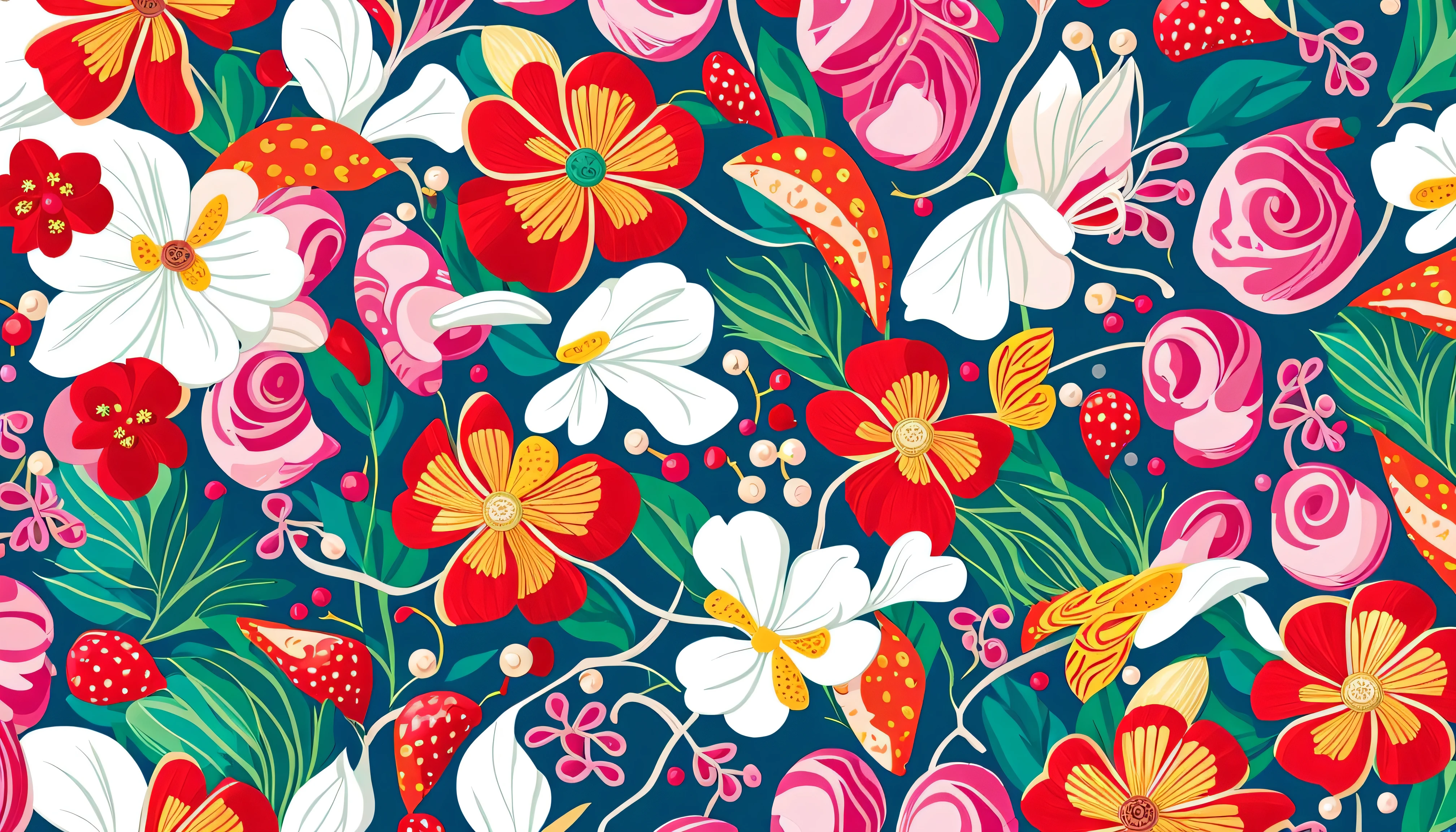 Marine ((colorful cherry blossom)) a million little ((candy)) exist ( dark blue background ) —ocean breeze, sun-bleached driftwood, and a hint of salty sea air. (( golden stars )) colorful berries, ((little stars)) , ((colorful butterfly)), ((green leafy plants)), (strawberry), Blue Rose, cherry || (embroidery) Seamless pattern, fruit,  Butterfly, diamond, pearl, best quality,  masterpiece,  Ultra High Resolution , ( Photo Writing:1.4), surrealistic,  like a dream , ((Abstract Art)), Vector arts, 樱flower,  Tulip Fragrance, magnolia , liliesroses ((flower, diamond, pearl)) a close up of a candy pattern, candy wallpaper, ornate candy, candy pattern, candy explosion, candy!  complicated, candy GEMS,  colourful, Chinese style pattern, Vector wallpaper, candy renewal, and colorful cherry blossom flowers and plants, candy dream, Garden pattern, candy patterned skin, candy design, candy motives, boho candy vines, ( 8,000,  original photo, best quality,  masterpiece:1.2,  sharp image , Vector)


