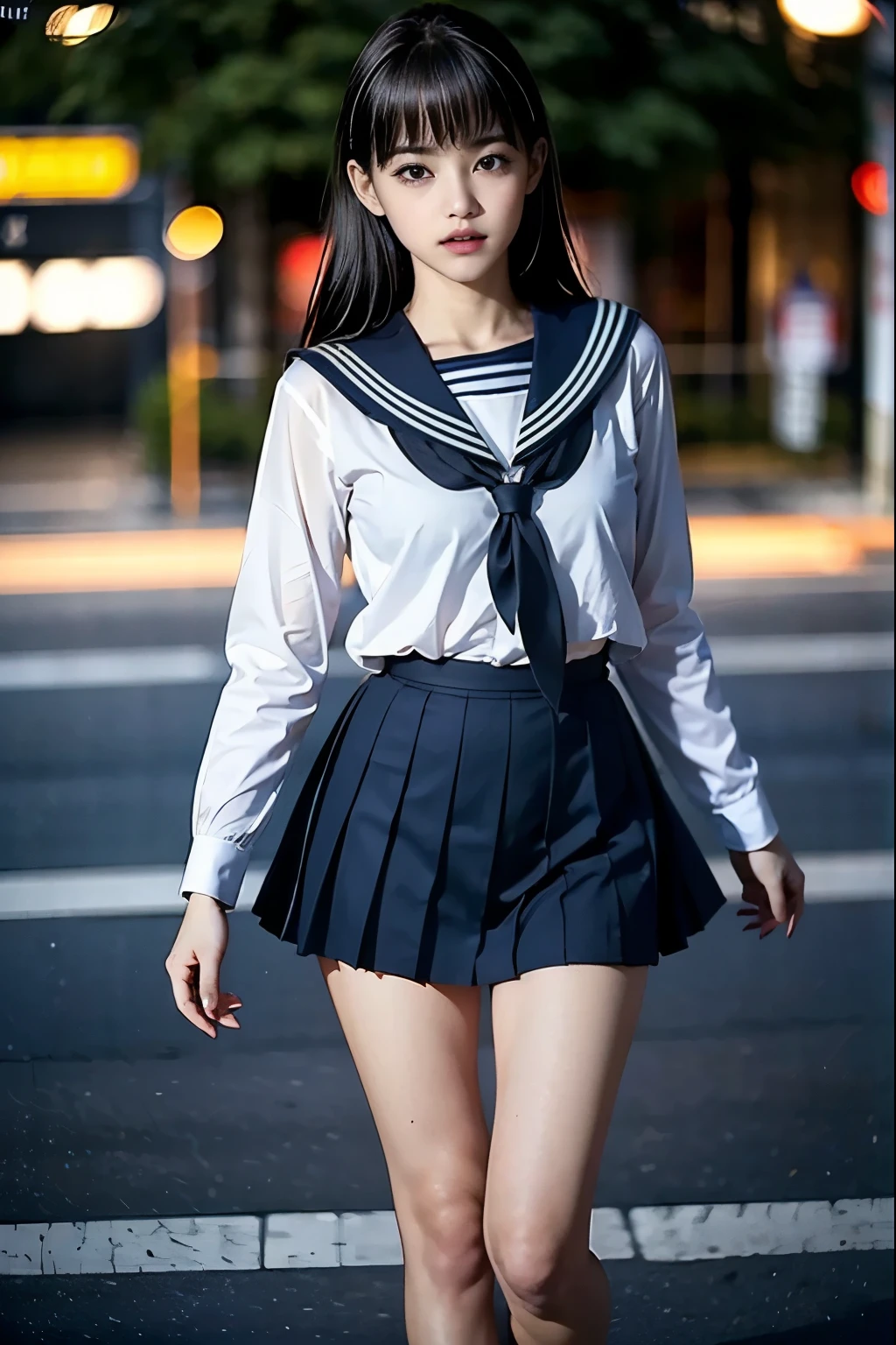 8k, Raw photo, highest quality, masterpiece:1.2), masterpiece, highest quality, figure, Very detailed, Fine details, High resolution, 8k,wallpaper, Perfect dynamic composition,(Detailed high quality, Realistic depiction of eyes:1.3)、A woman who has been and has her hands tied、Arms wrapped around his back、Standing on a yacht on the sea、The skirt is flipped up in strong winds、whole body、White panties are visible、The whole thing faces forward、21talent、Beauty、Well-formed face、Make your eyes even、Beautiful black hair、Has bangedium build、Well-balanced proportions、Beautiful legs、Short sleeve blouse、Frilled Skirt、Fresh face、Beautiful scenery、