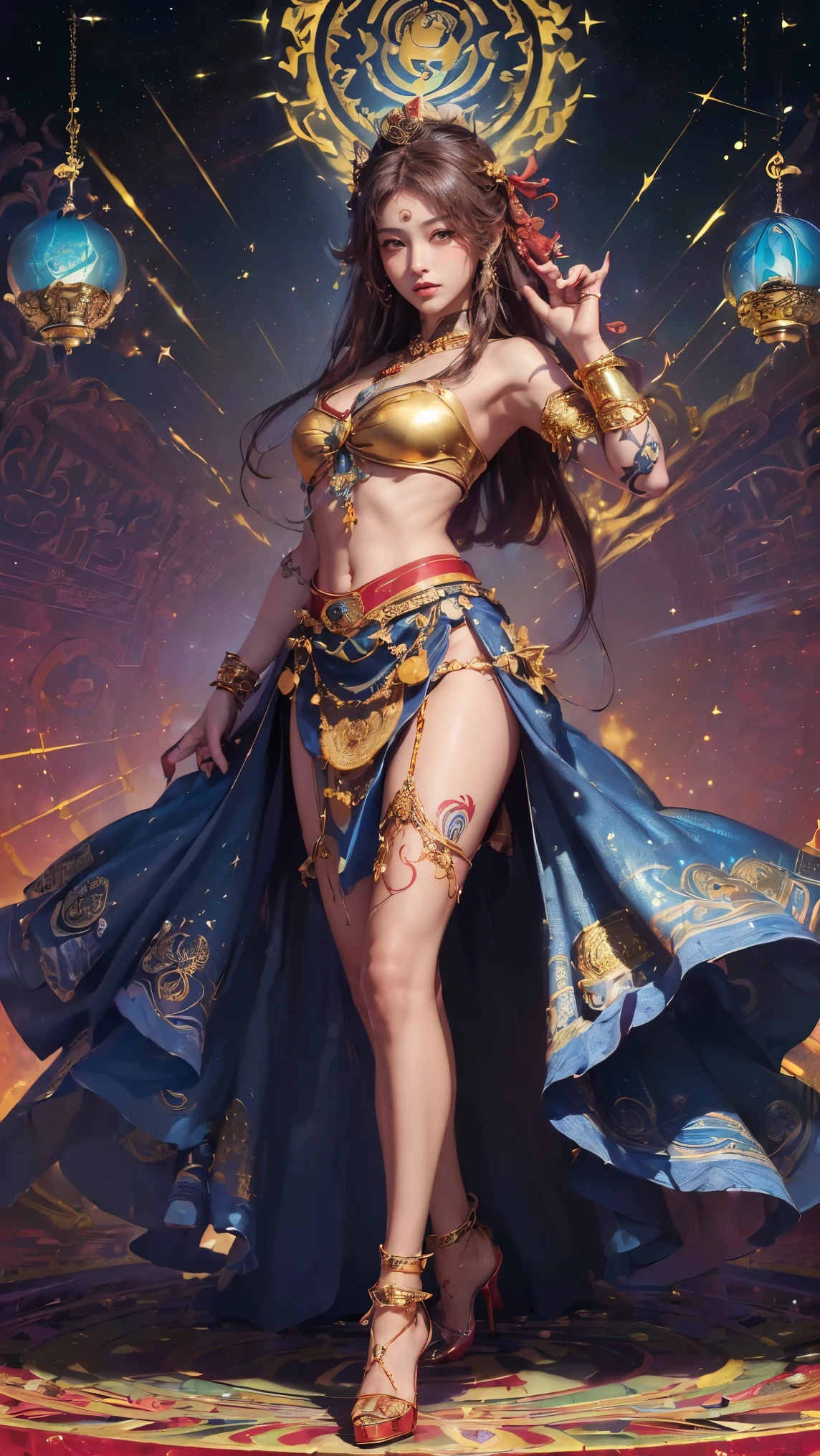 "(Masterpiece, top quality, best quality, official art, beautiful and aesthetic:1.2), (1 girl), extremely detailed,(fractal art:1.3), colorful, highest level of detail".