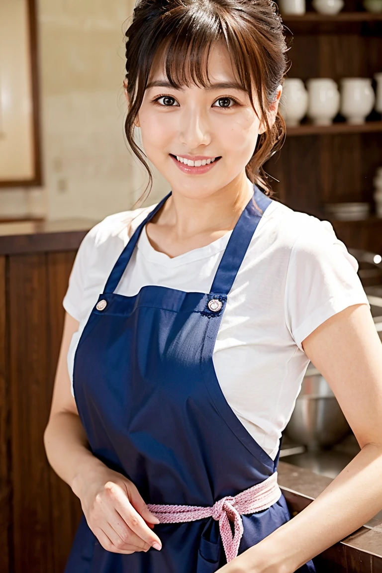 Beautiful woman,Cook,Bright light