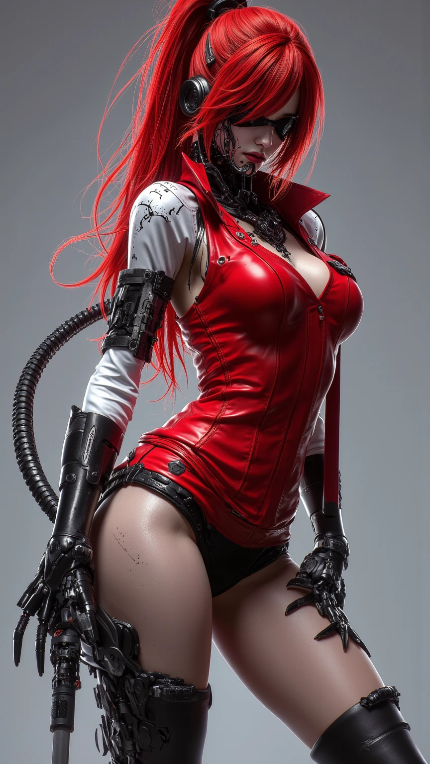 a woman sitting in a bar drinking beer, smiling,full body <lora:SheSpawnLoRA:1> (SheSpawn with red hair in a red and white mask and costume and green glowing eyes and a black leather jacket with spikes and white armor on the shoulder and chais around her waist and legs), beautiful eyes, beautiful girl, high detail skin, high detail eyes, high detail hair, highres, ultra detailed, detailed pores, imperfect skin, detailed reflective shiny skin, diffused skin pores,sharpen picture, Highly detailed, masterpiece, best quality
